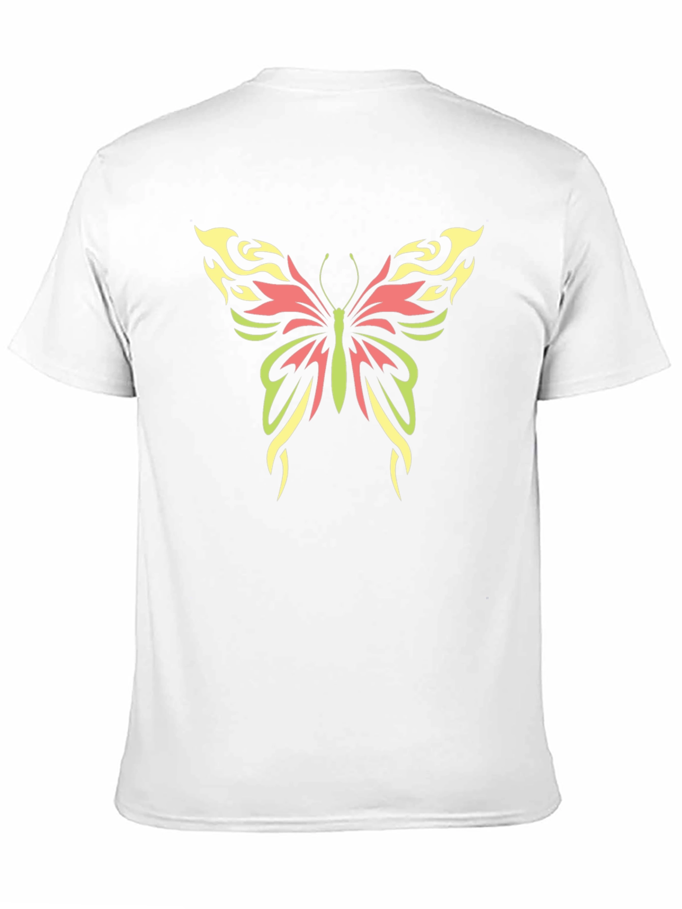 Black Butterfly Graphic Tee - Men's Black T-Shirt view 11