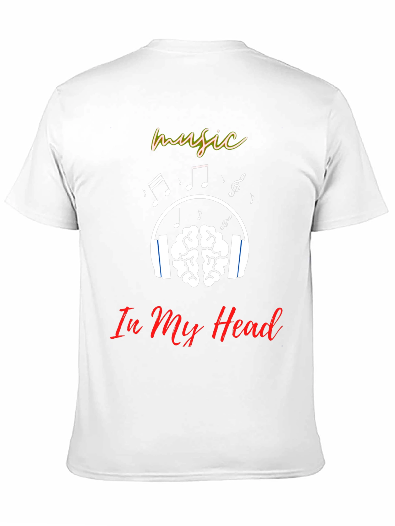 Black Music In My Head T-Shirt view 11