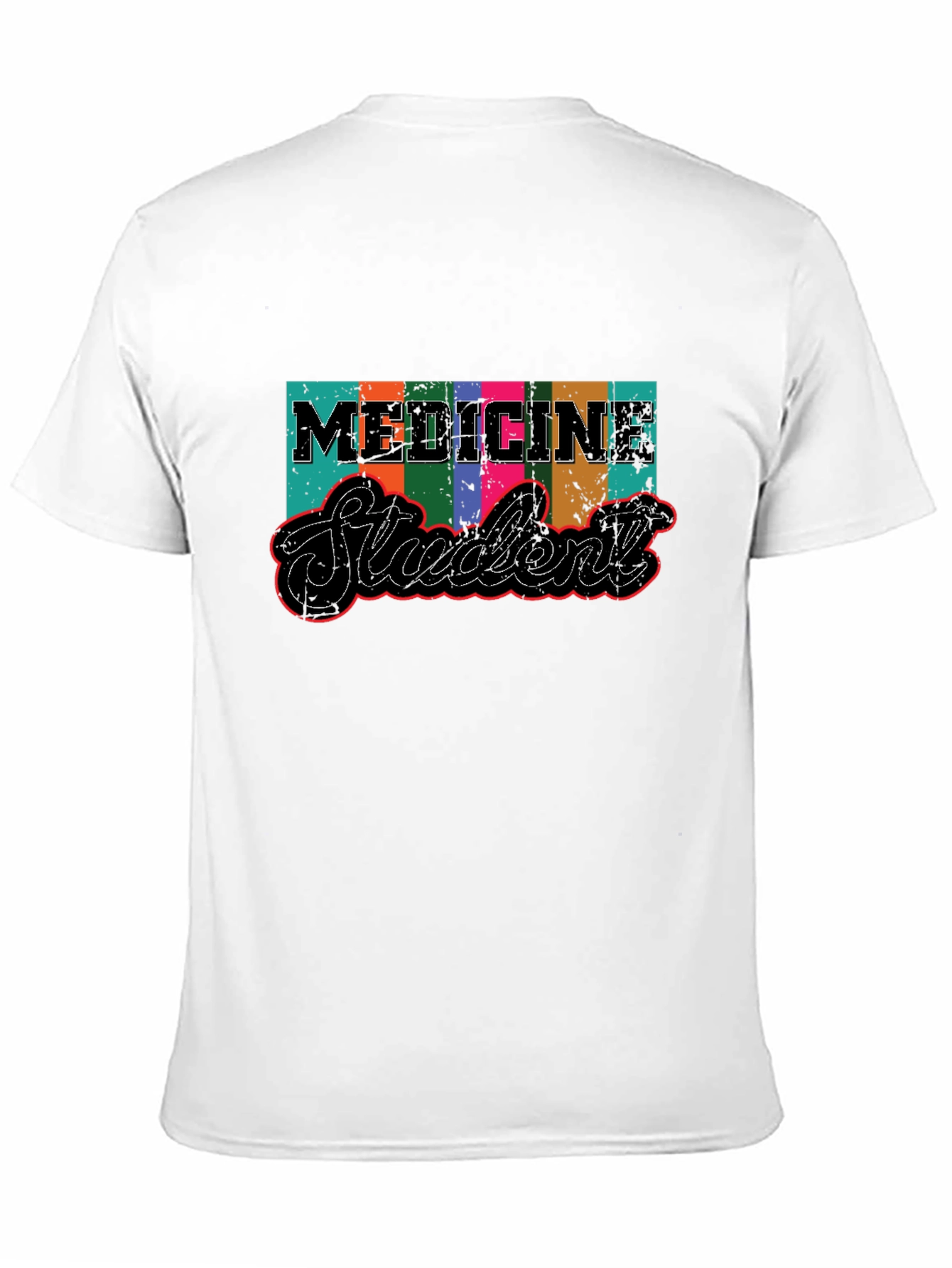 Black Medicine Student Graphic T-Shirt view 11