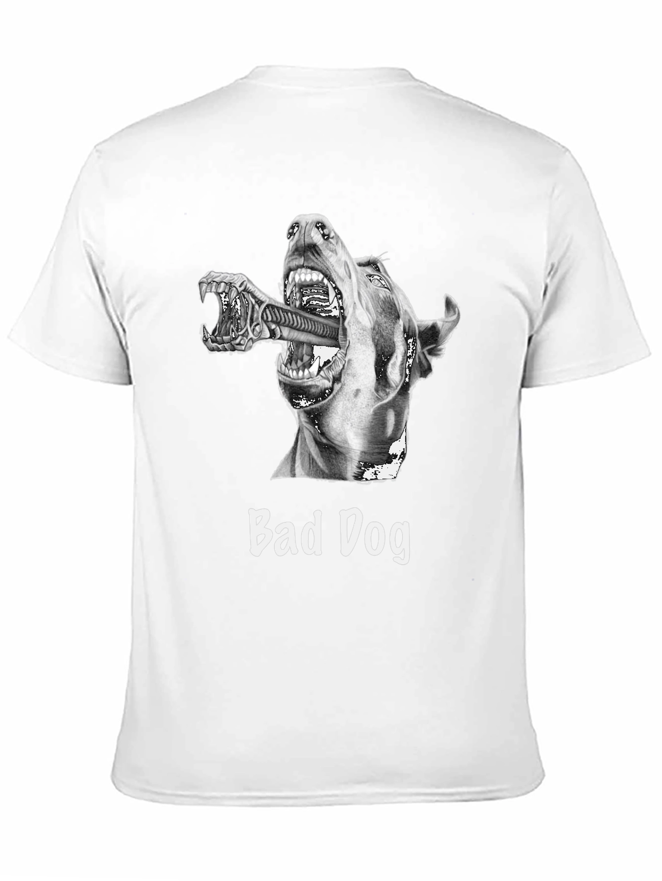 Bad Dog Graphic Tee - Men's Black T-Shirt - 11