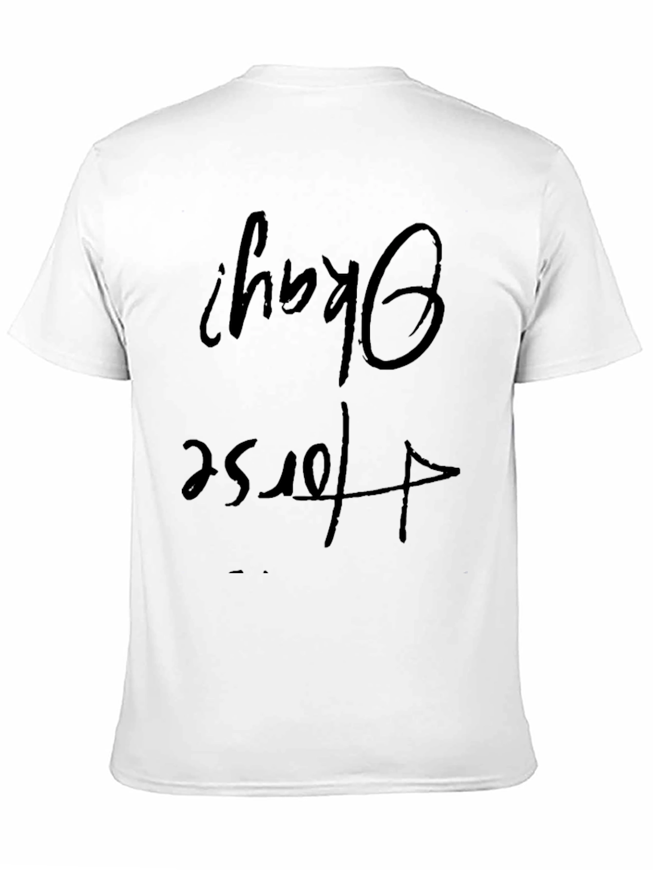 Black Humorous "Okay? For Sure" Black Graphic Tee view 11