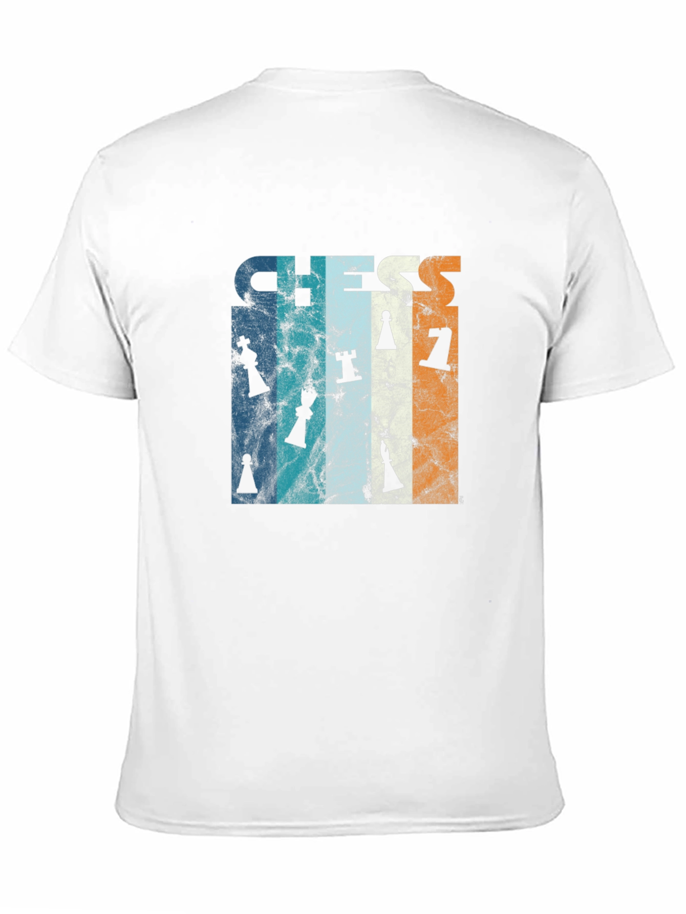 Black Chess Piece Retro Style Graphic Tee view 11