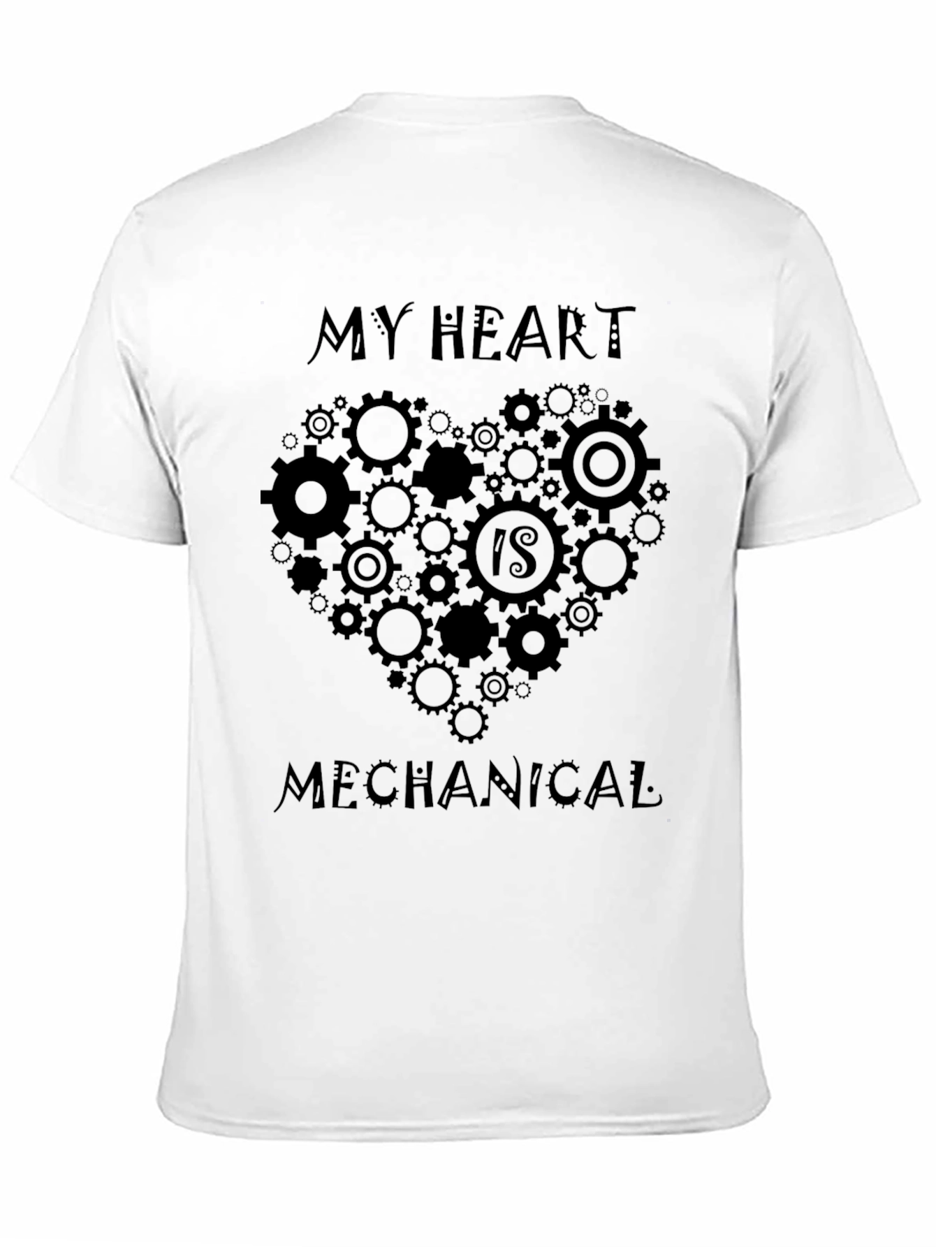 Black My Heart is Mechanical T-Shirt view 11