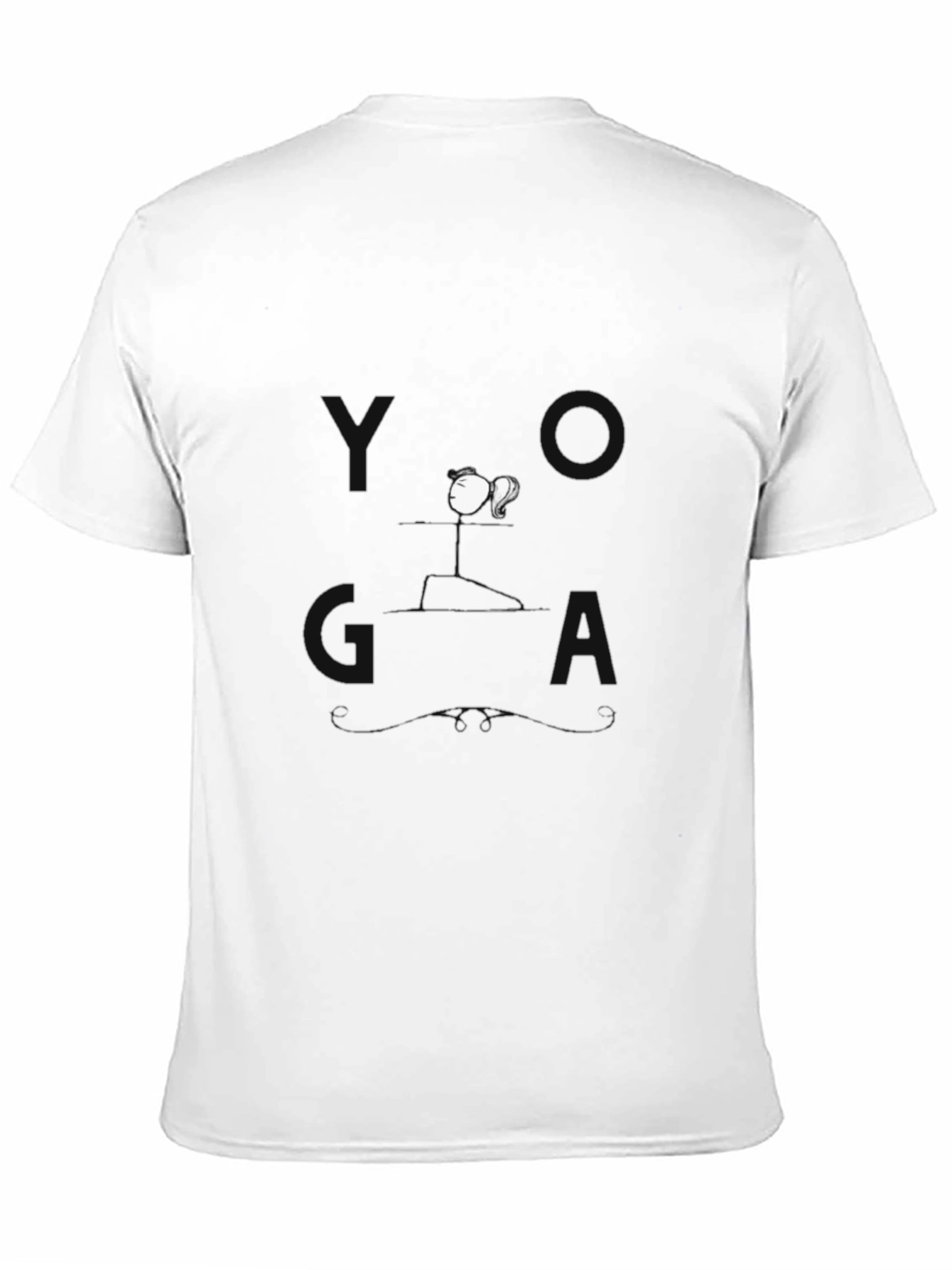 Black Stylish Black Graphic Print T-Shirt for Men view 11