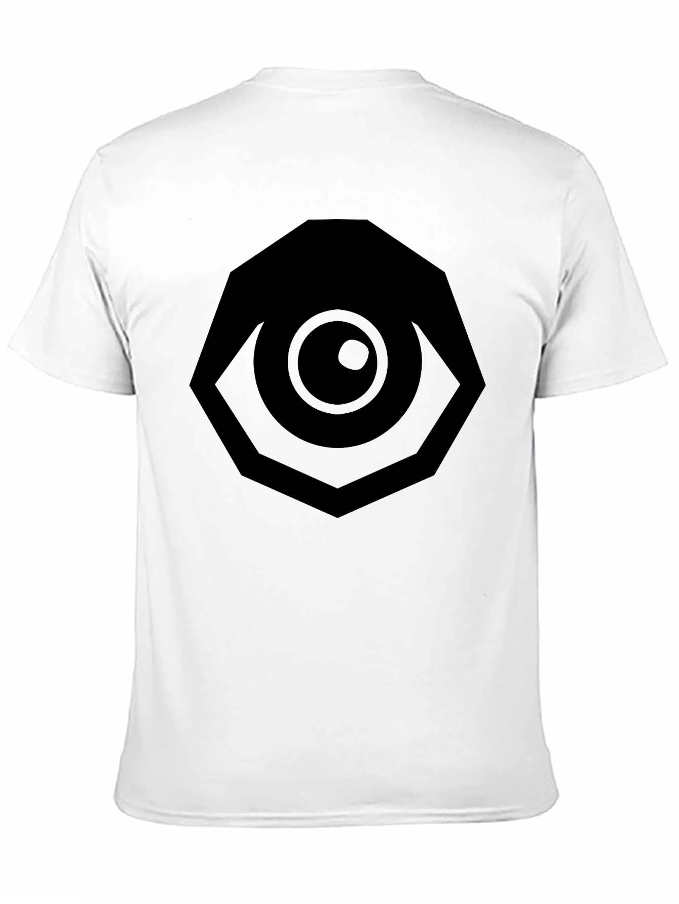 Black All Seeing Eye Graphic Tee - Black Cotton T-Shirt view 11