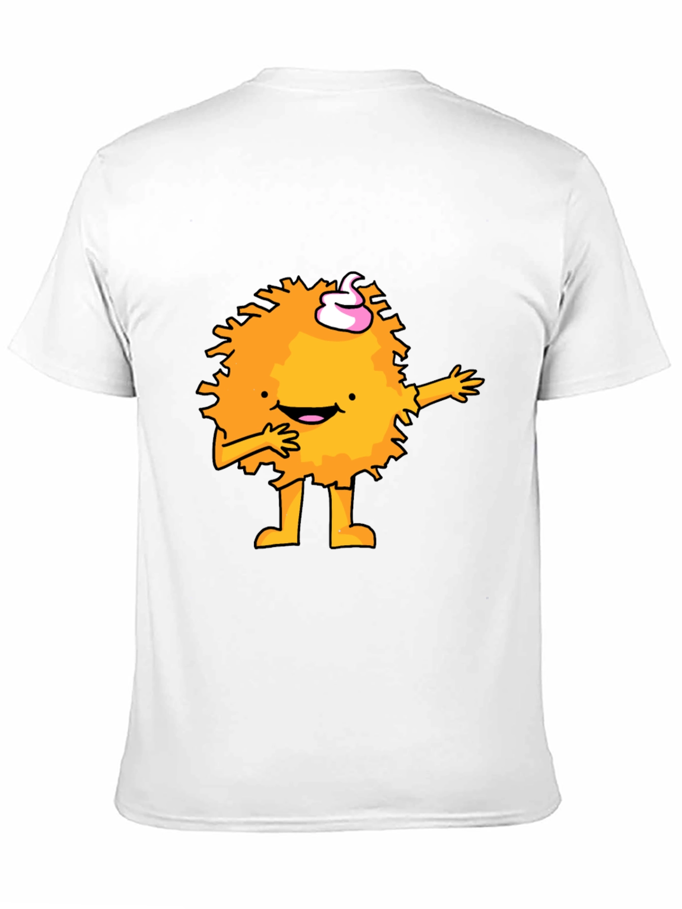 Black Funny Monster Graphic Tee - Soft Cotton Blend view 11