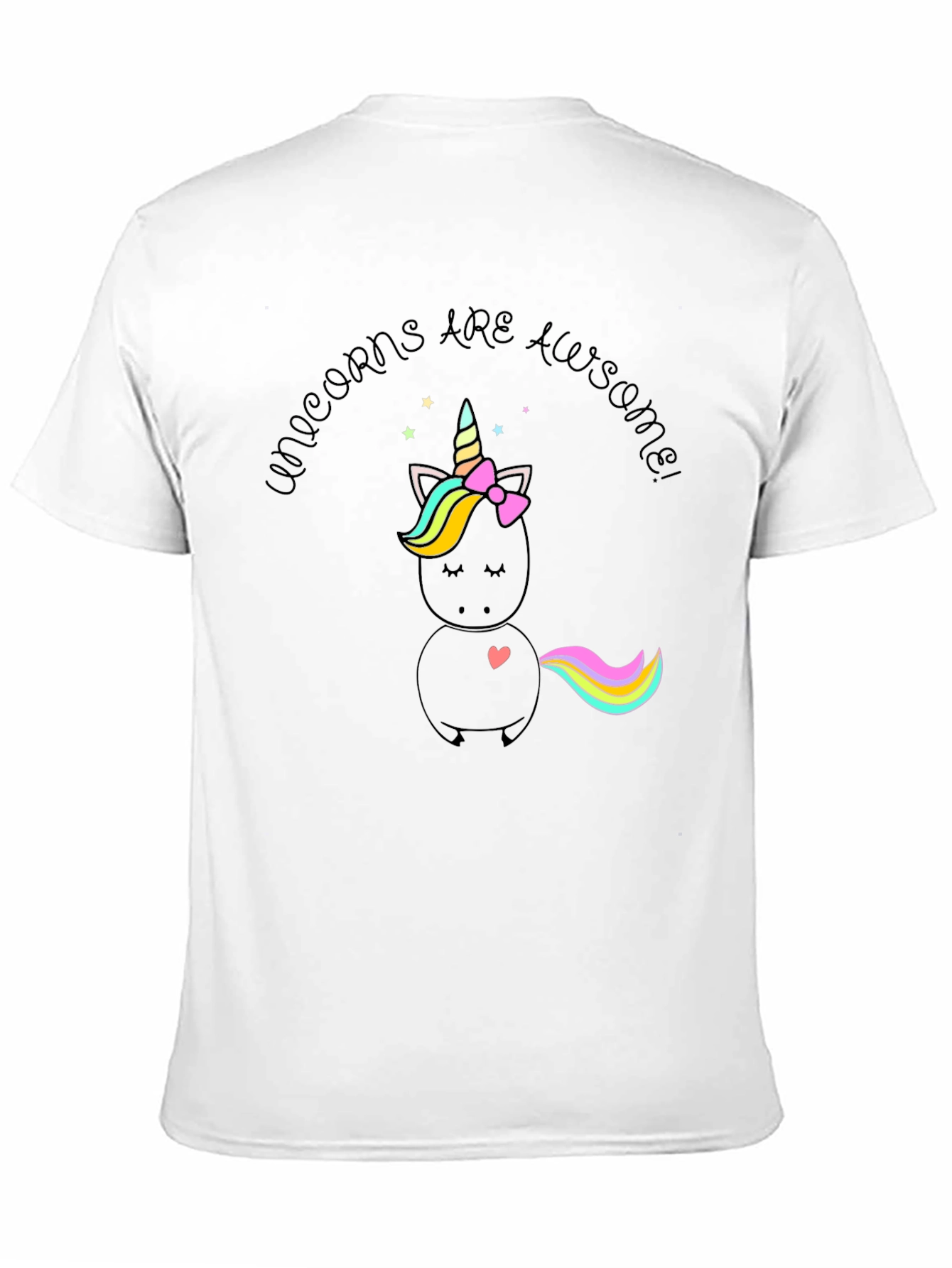 Black Unicorns Are Awesome! Black T-Shirt view 11