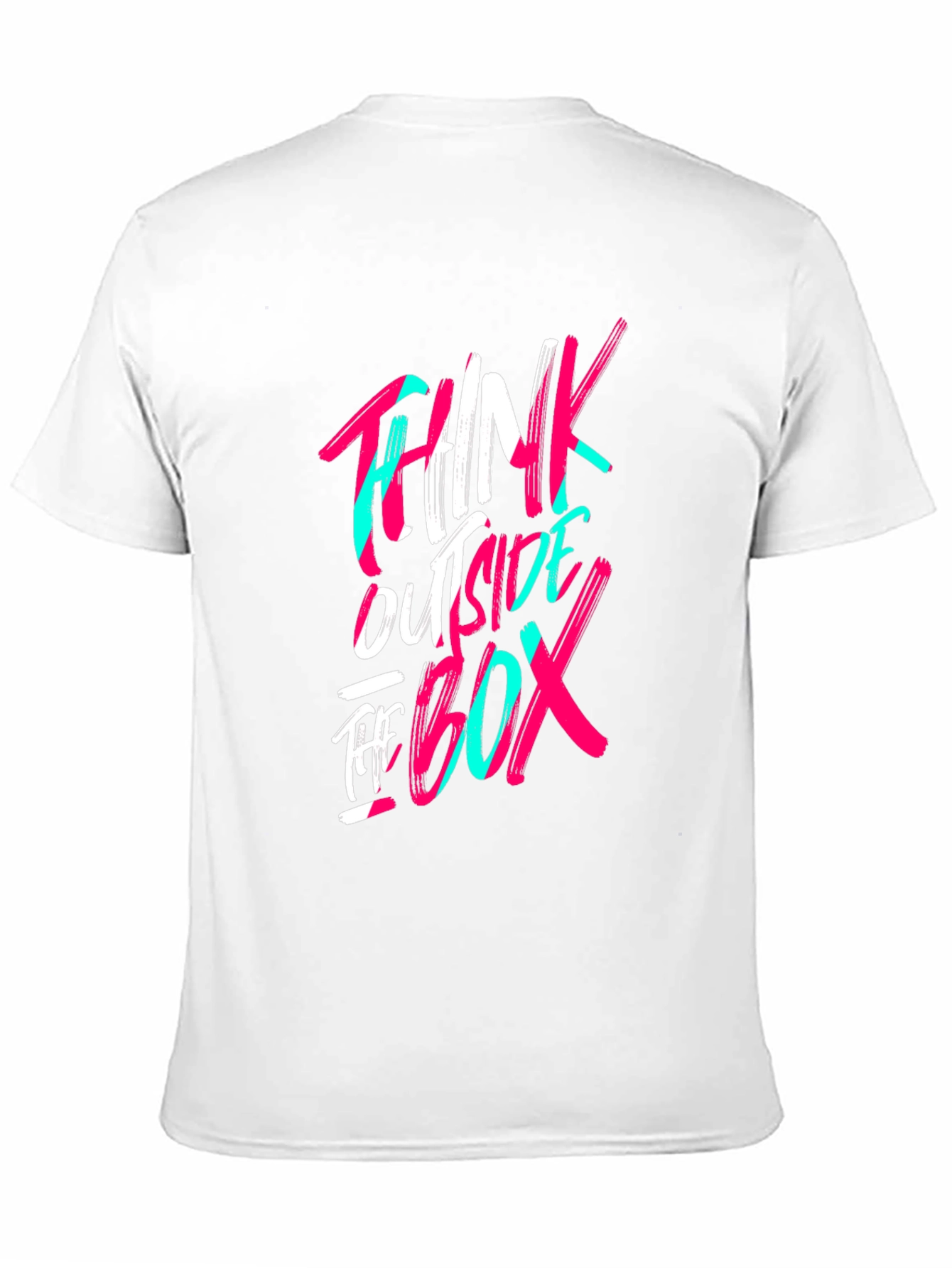 Black Think Outside the Box Graphic Tee view 11