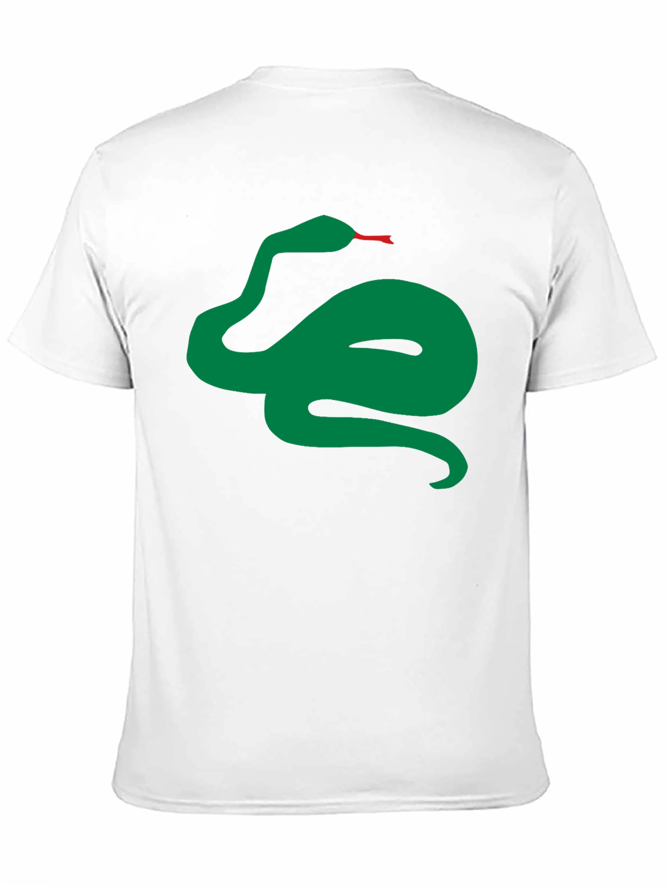 Black Green Snake Graphic Black T-Shirt view 11