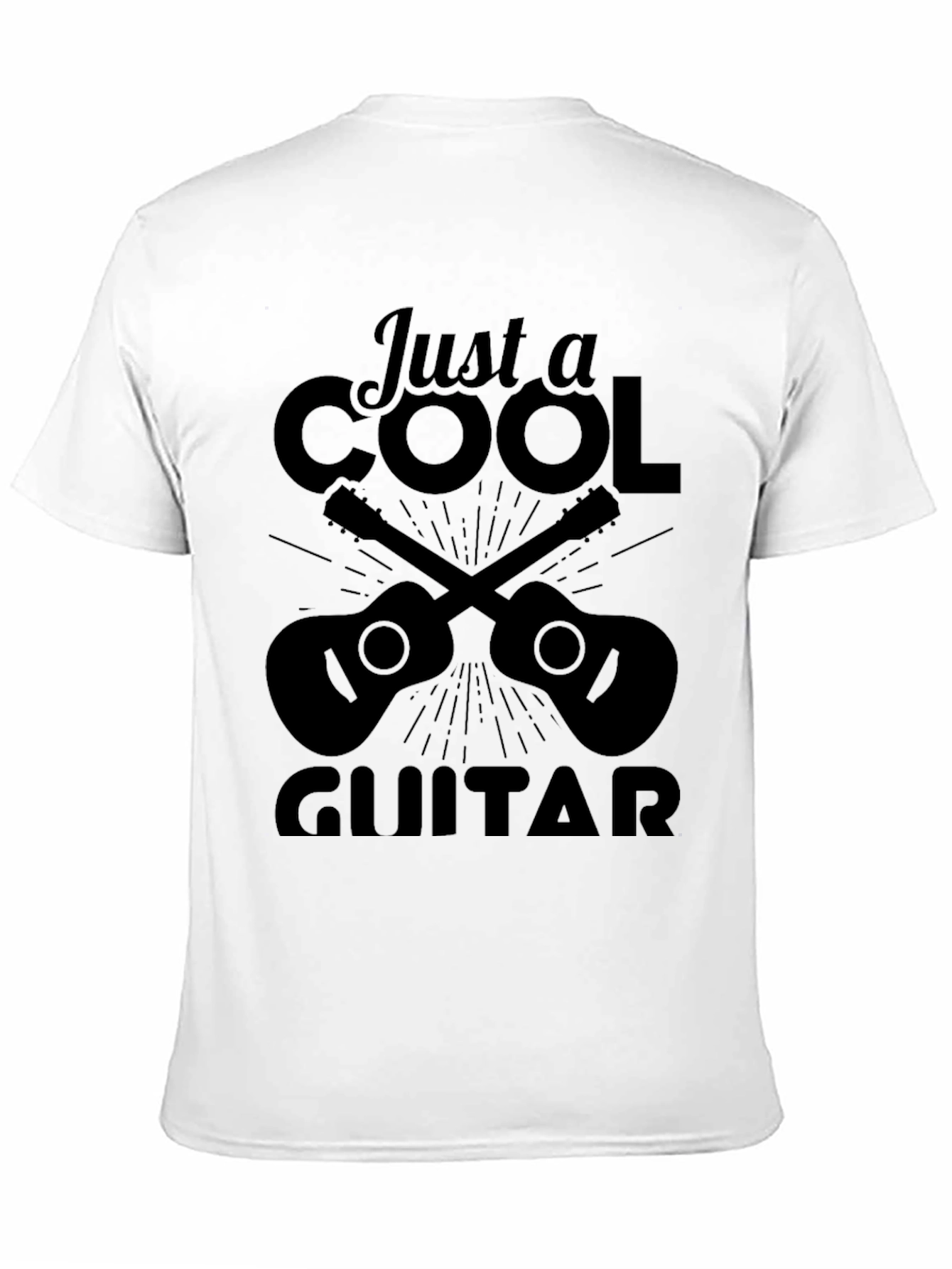 Black Cool Guitar T-Shirt - Musician Tee view 11