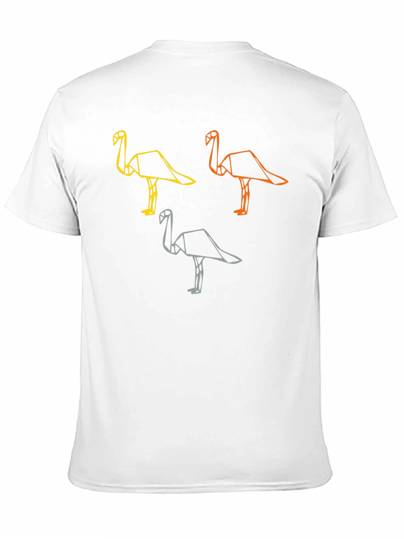 Black Origami Flamingo Graphic Tee view 11