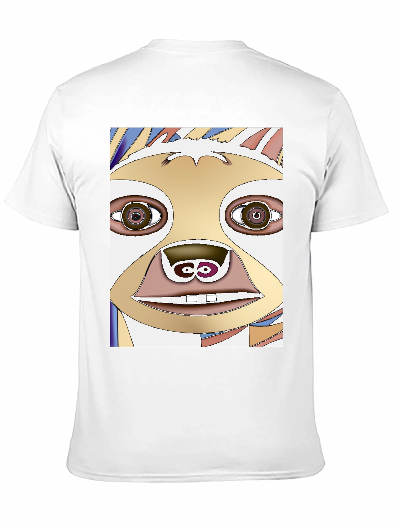Black Abstract Sloth Graphic Tee - Unique Art Design view 11