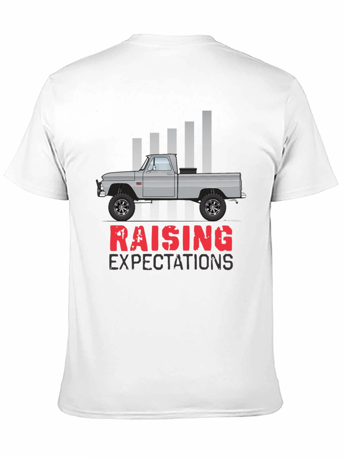 Black Raising Expectations Truck T-Shirt view 11