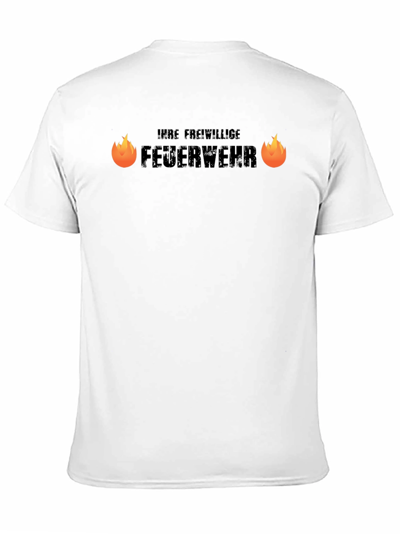 Black Volunteer Firefighter Graphic Tee view 11