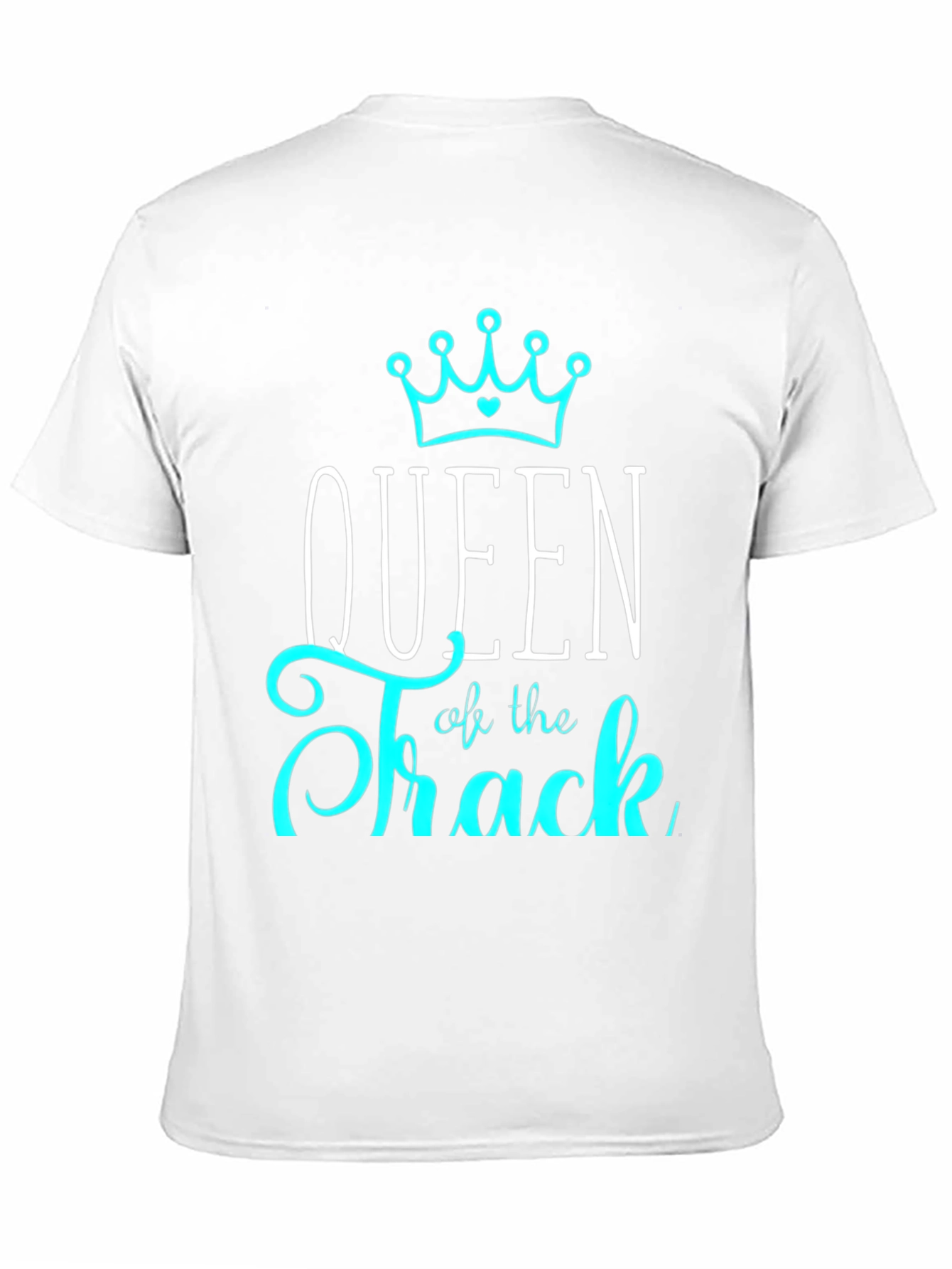 Black Queen of the Track Black T-Shirt view 11