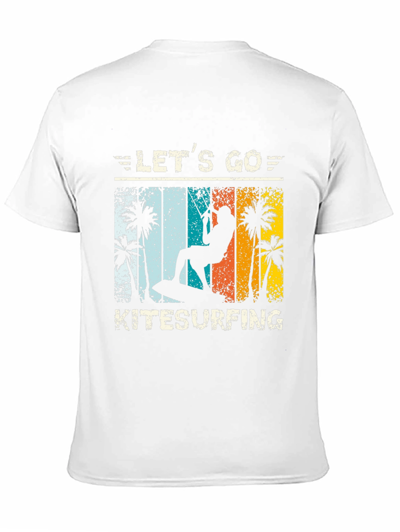 Black Let's Go Kitesurfing T-Shirt view 11