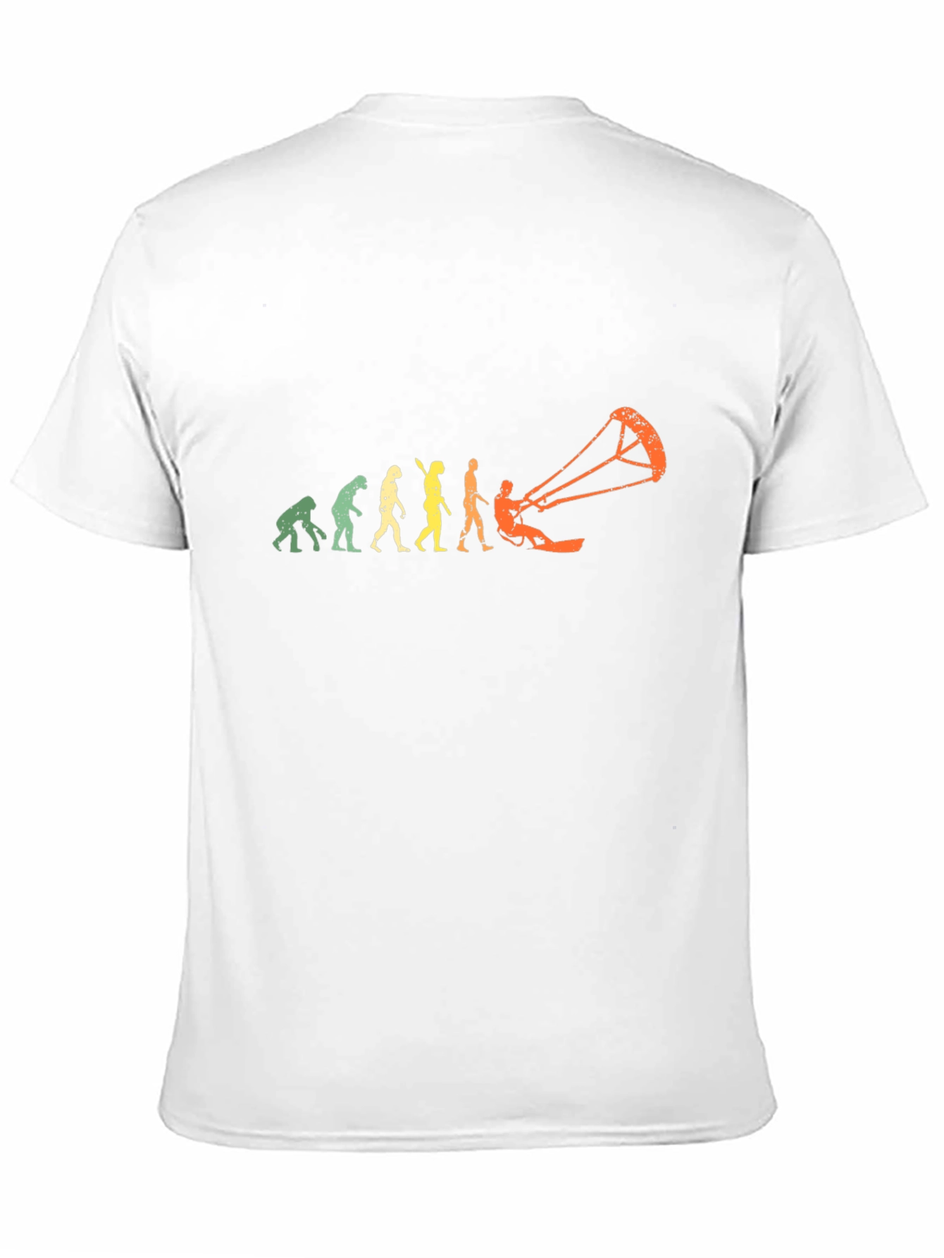 Black Evolution of Kiteboarding Black T-Shirt view 11