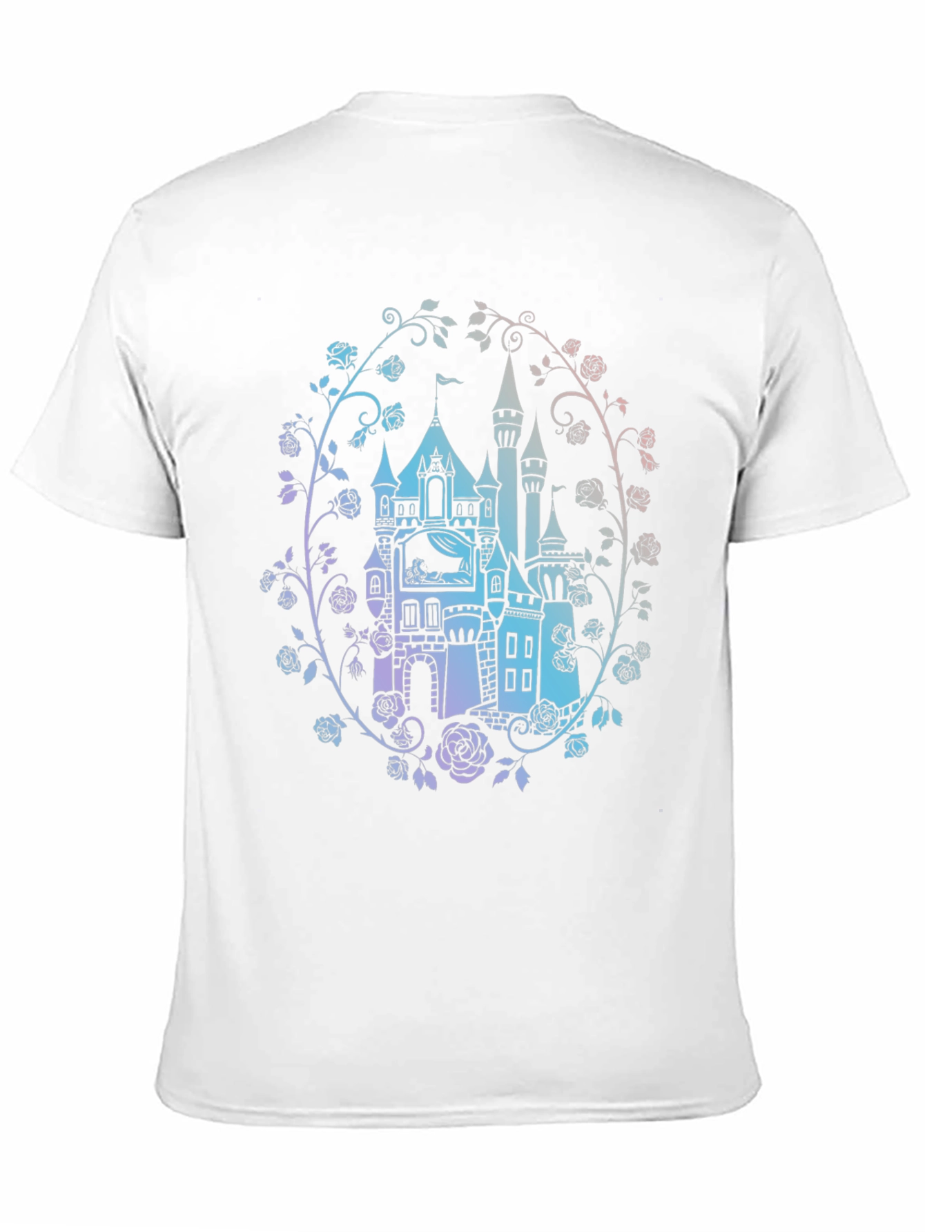Black Enchanted Castle Black T-Shirt view 11