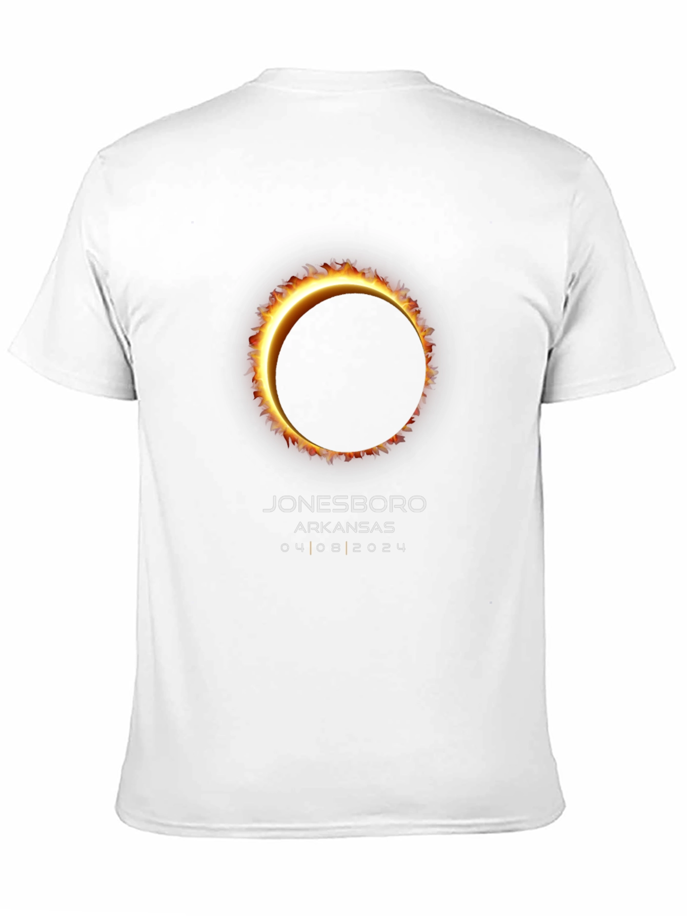Black Jonesboro Arkansas Eclipse T-Shirt - April 8, 2024 view 11