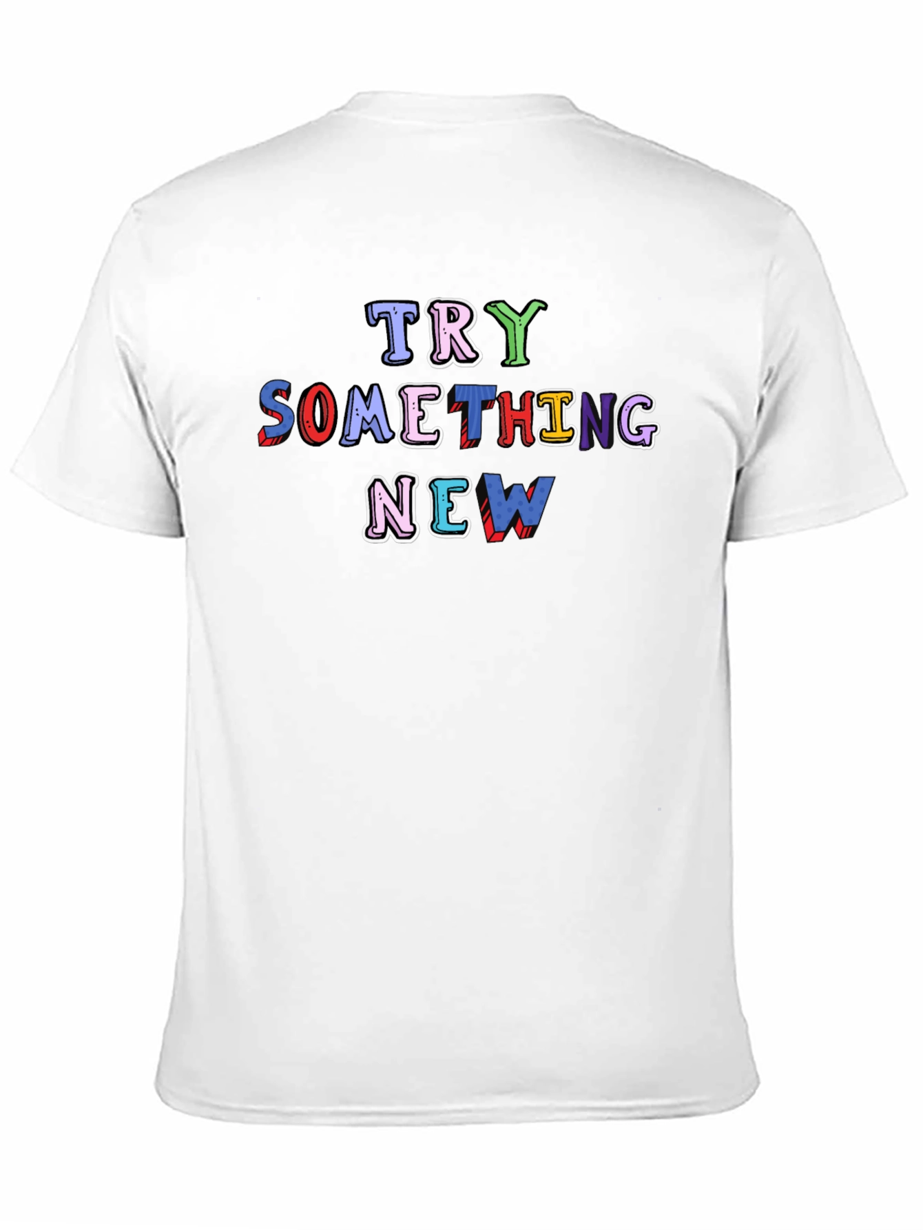 Black Try Something New Graphic Black Tee view 11