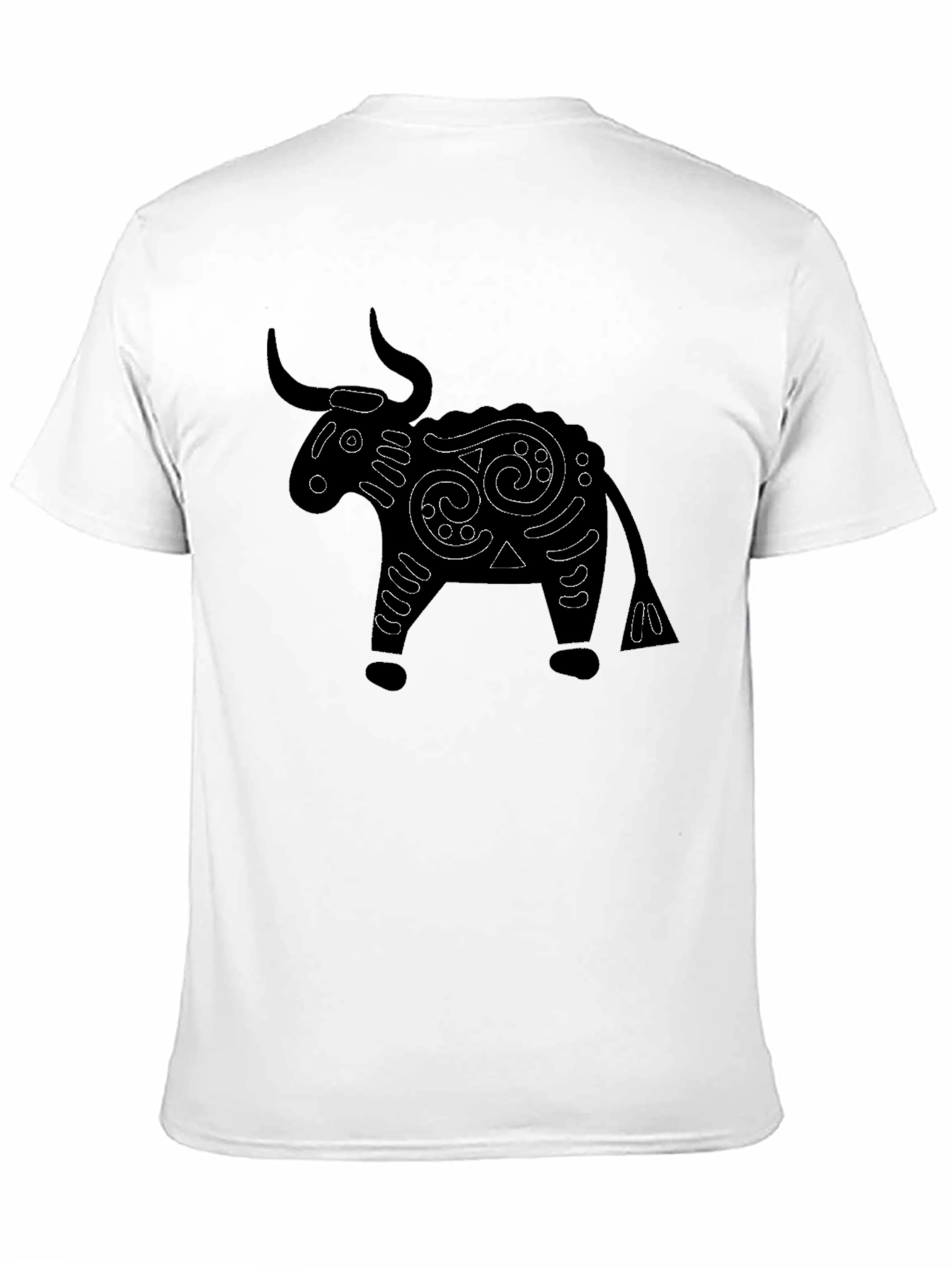 Black Black Bull Graphic Tee - Unique Design view 11
