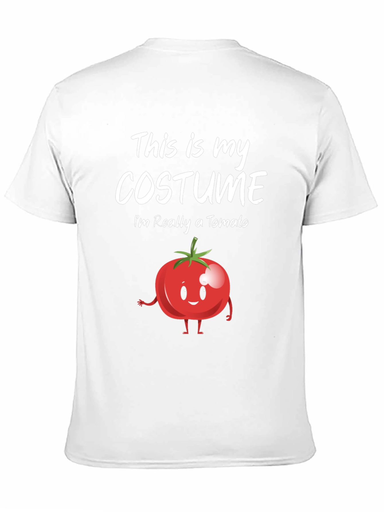 Black Funny Tomato Costume T-Shirt view 11