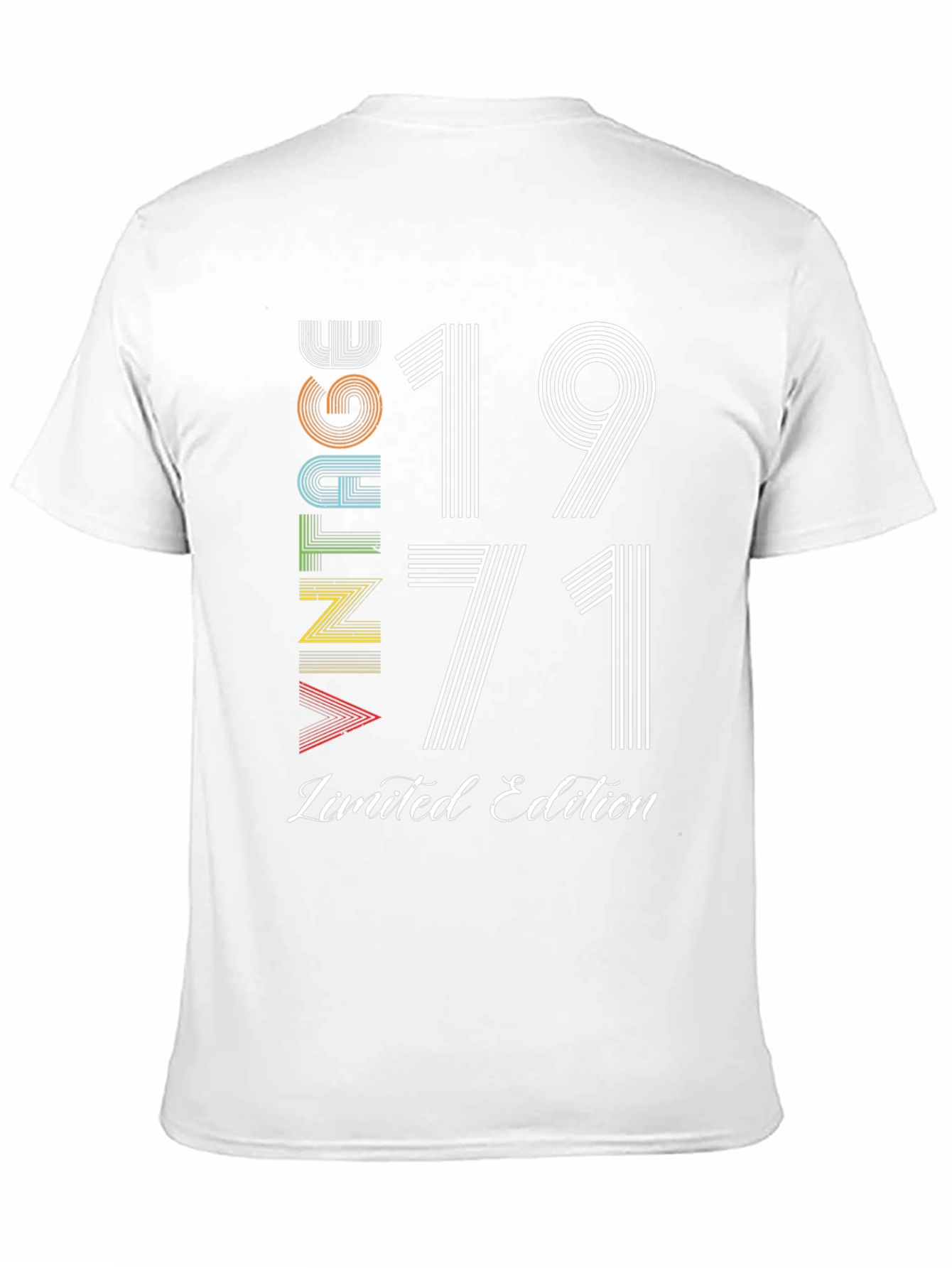 Black Vintage 1971 Limited Edition Black T-Shirt view 11