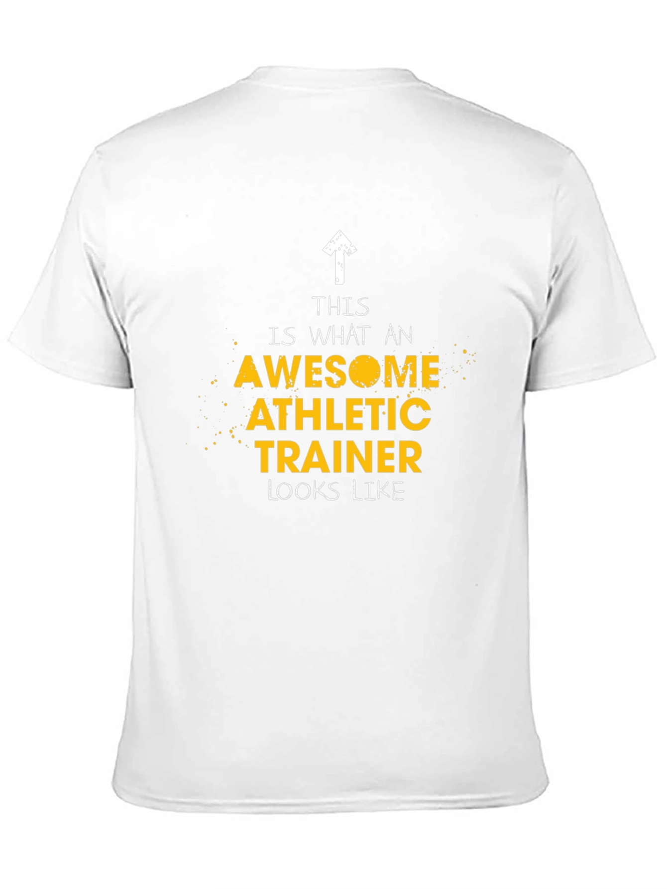Black Awesome Athletic Trainer T-Shirt view 11