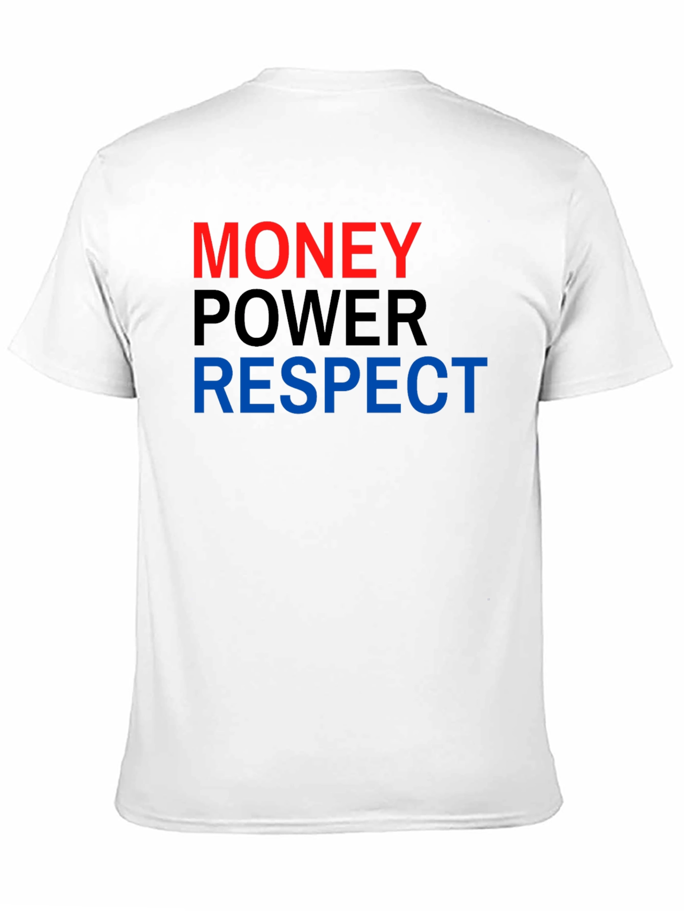 Black Money Power Respect Graphic Tee view 11