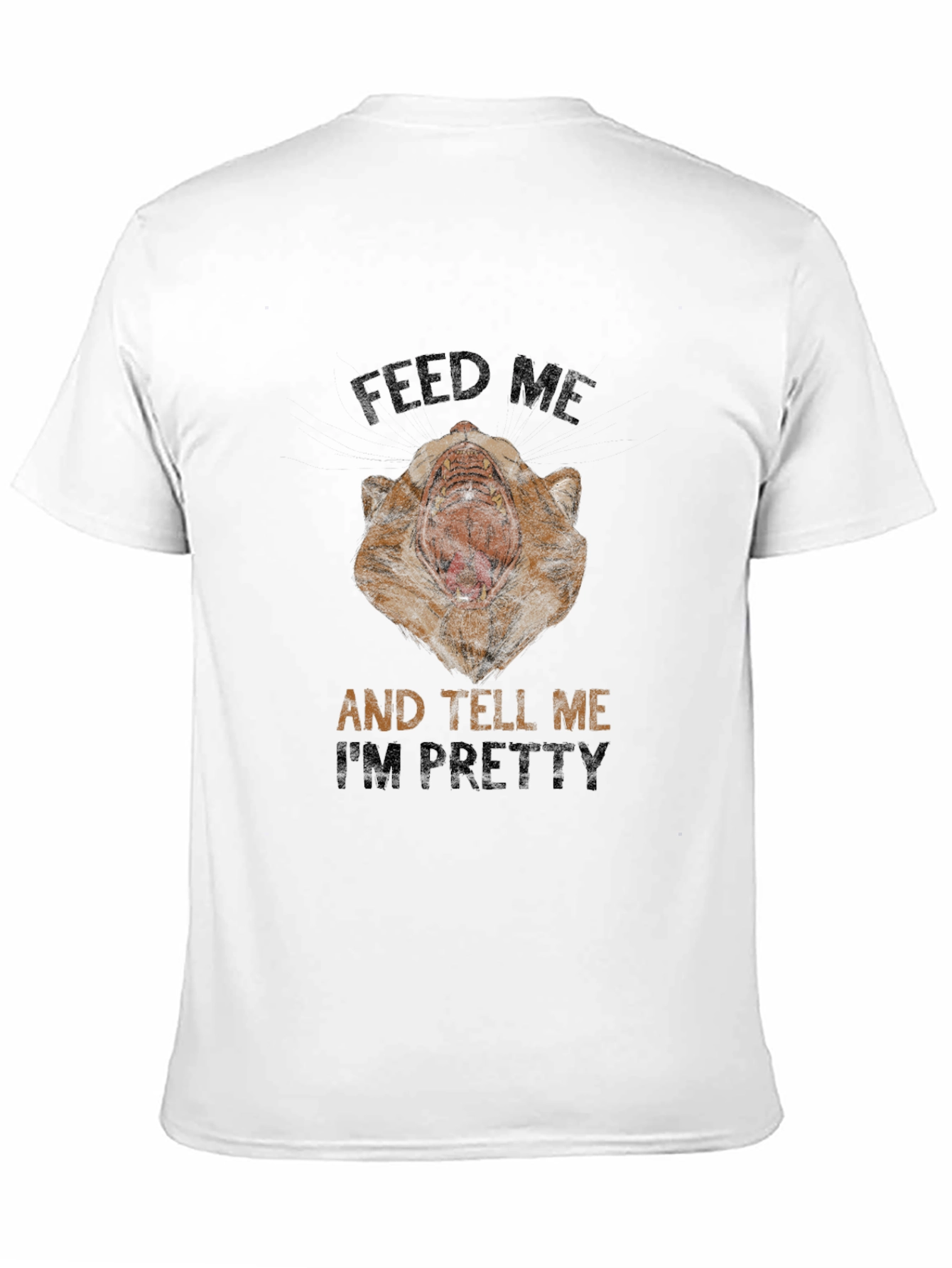 Black Feed Me And Tell Me I'm Pretty Black T-Shirt view 11