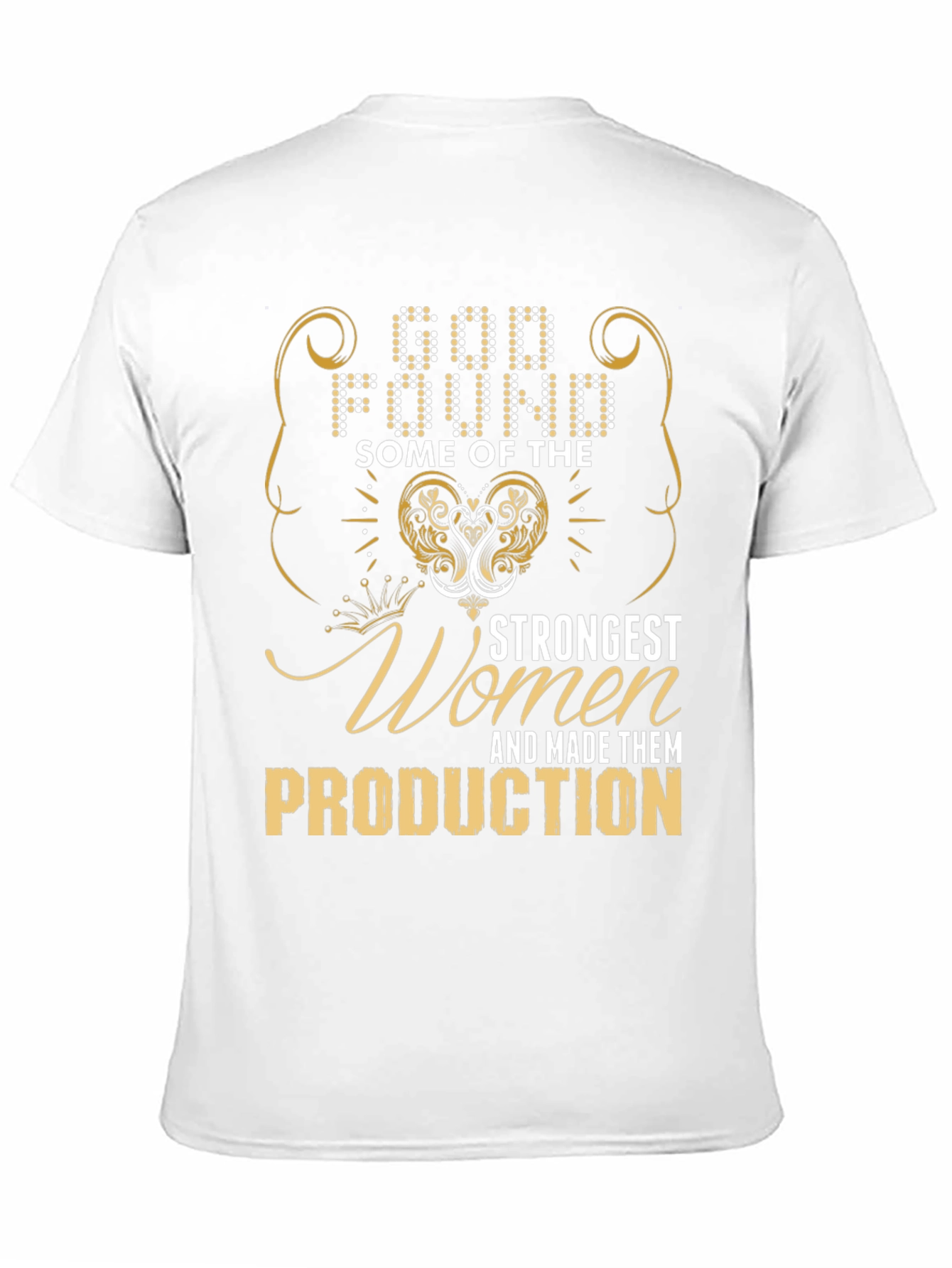 Black Strong Women in Production T-Shirt view 11