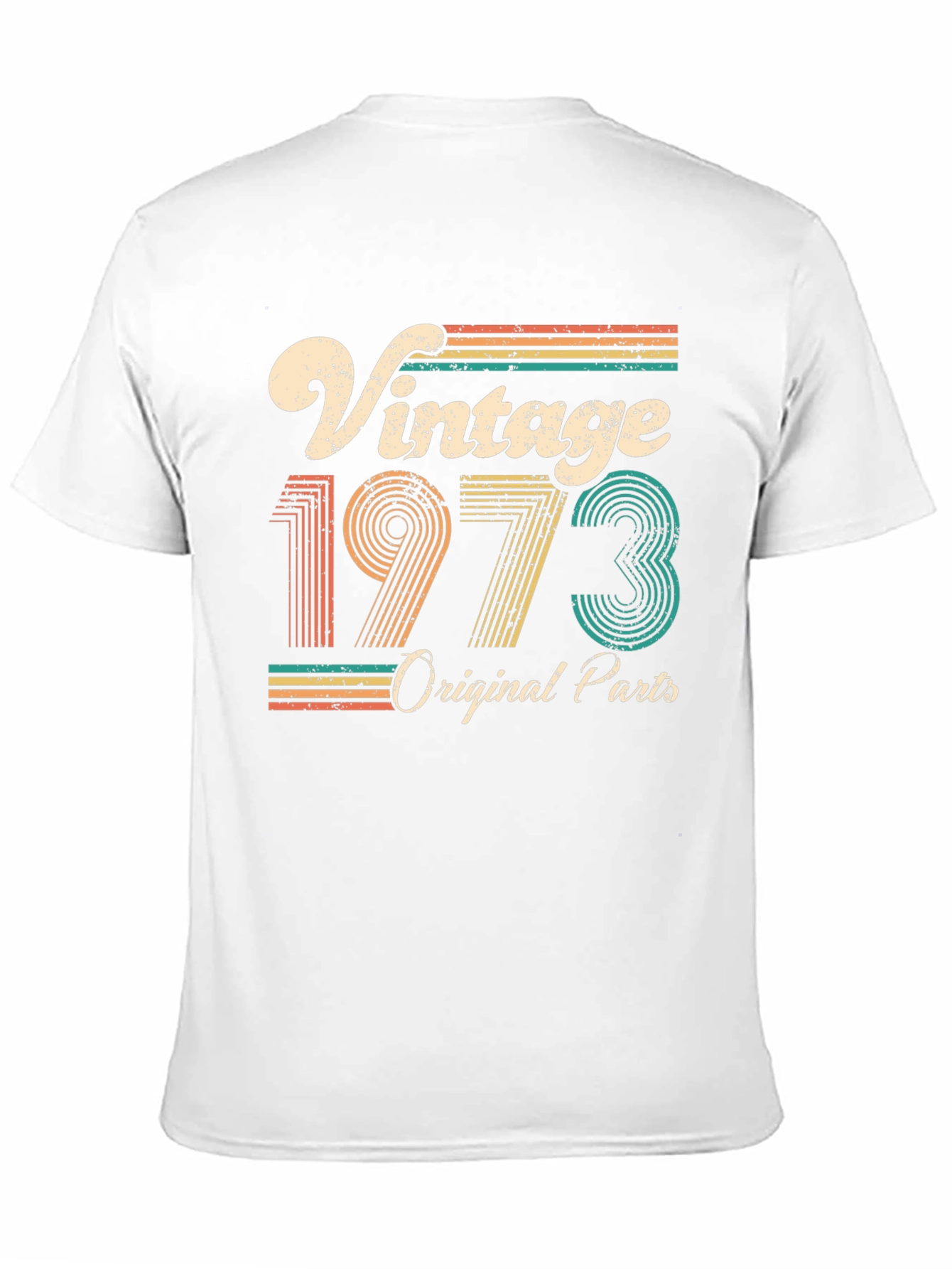 Black Vintage 1973 Original Parts Graphic T-Shirt view 11