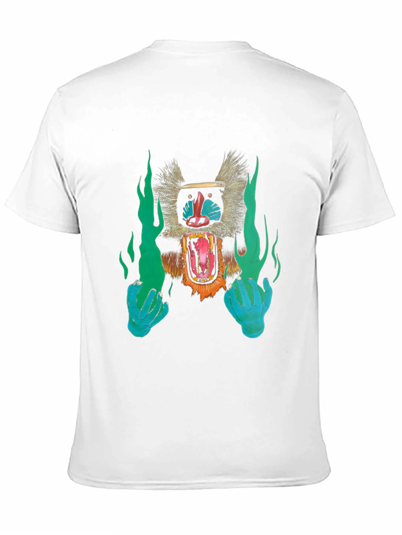 Black Monkey Rage Graphic Tee - Black view 11