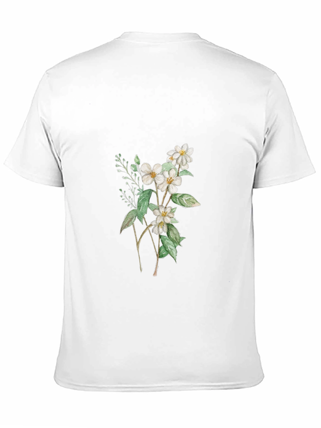 Black Floral Graphic Black T-Shirt view 11