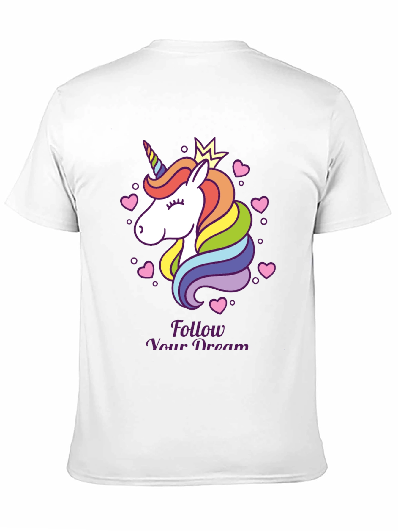 Black Unicorn Dream T-Shirt - Follow Your Dreams Tee view 11