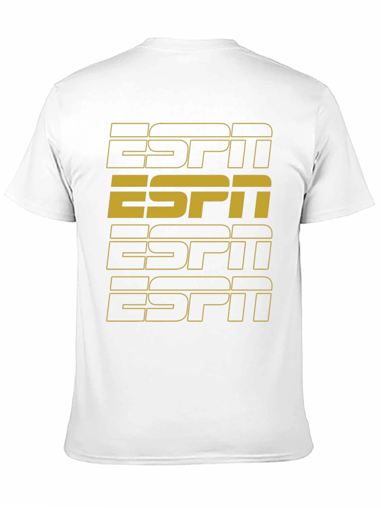 Black Retro ESPN Black T-Shirt view 11