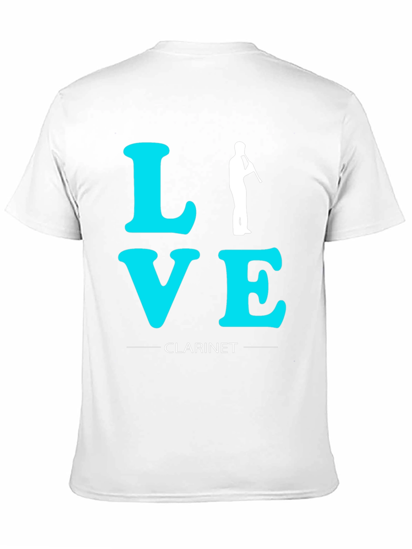 Black Love Clarinet T-Shirt - Black view 11