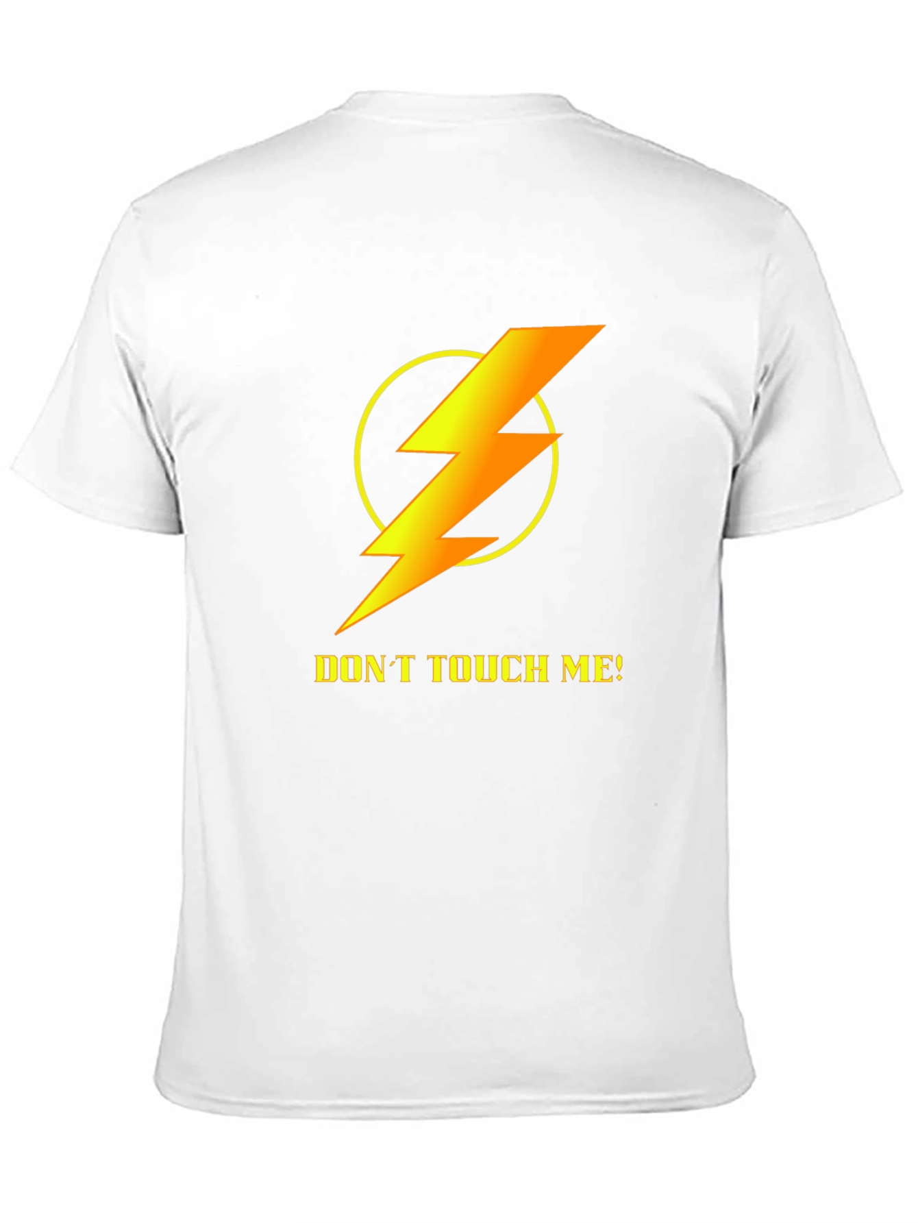Black Don't Touch Me Graphic T-Shirt view 11