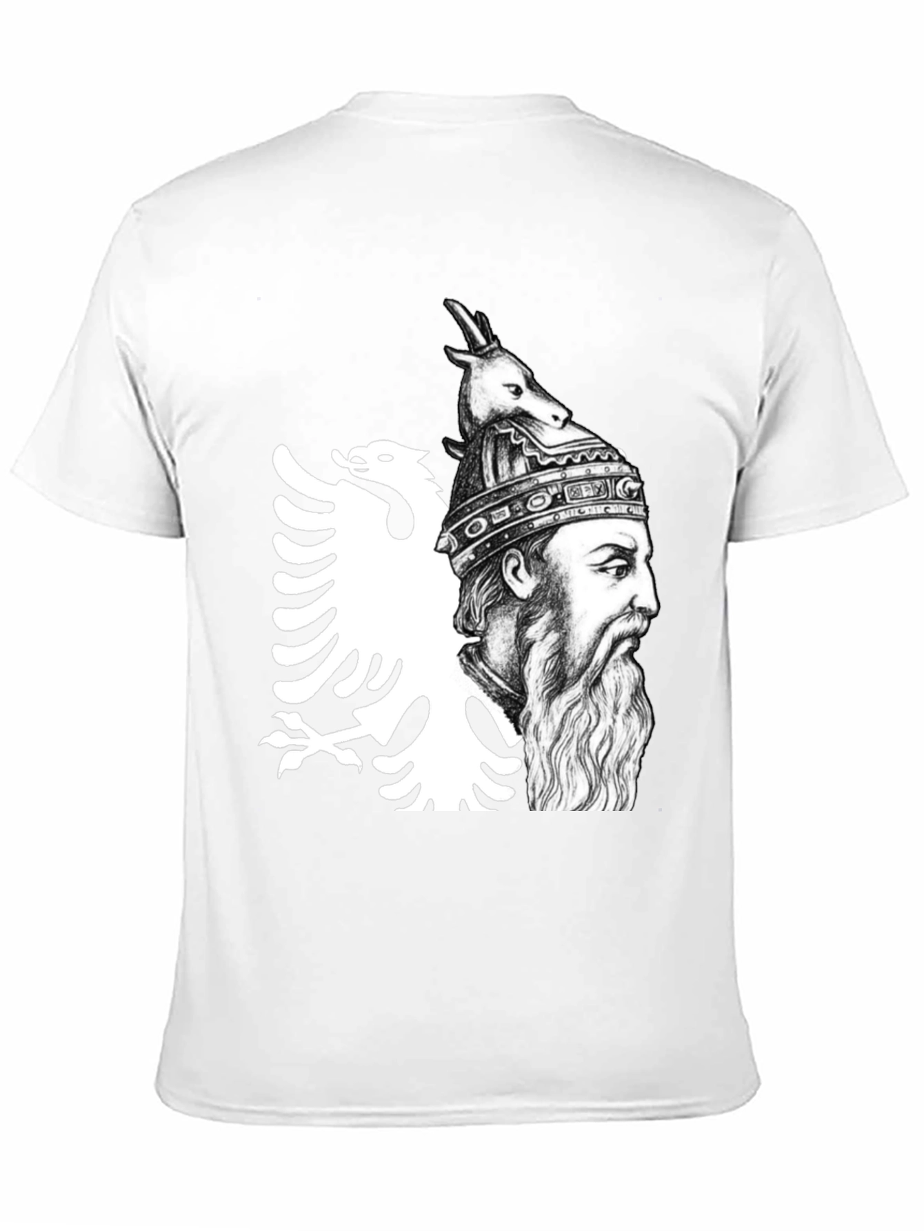 Albanian Hero Graphic T-Shirt - 11