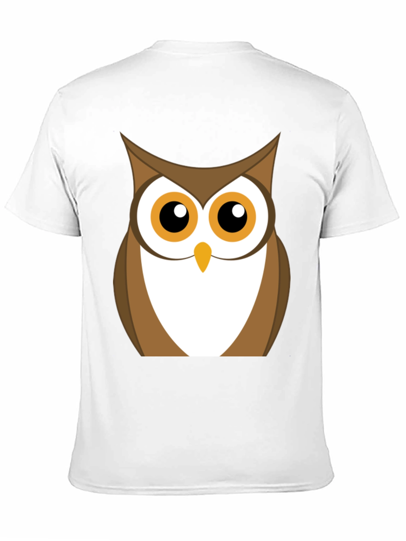 Black Owl Graphic Print Black T-Shirt view 11