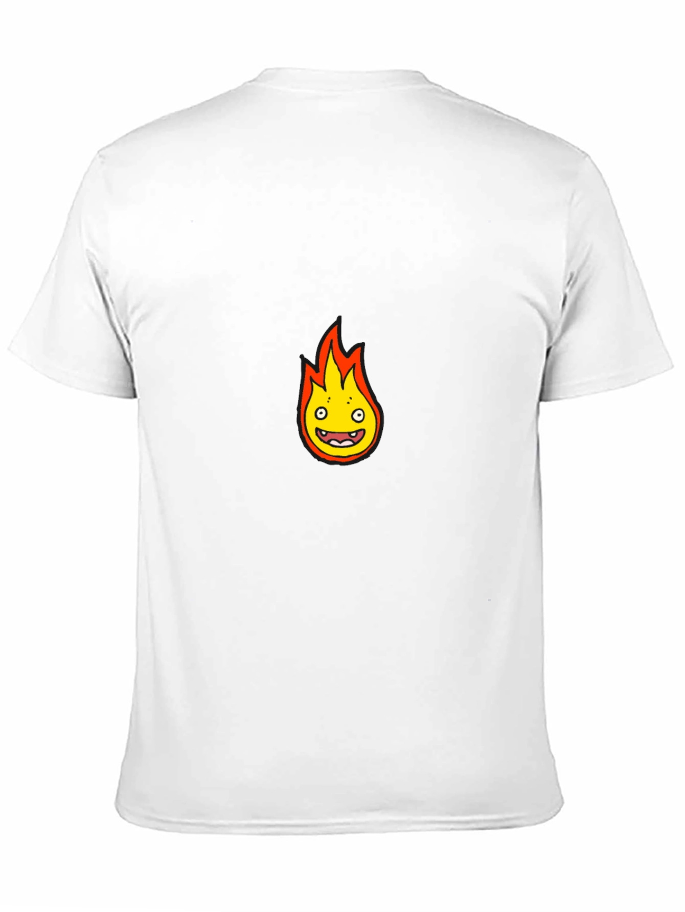 Black Calcifer Inspired Graphic T-Shirt view 11