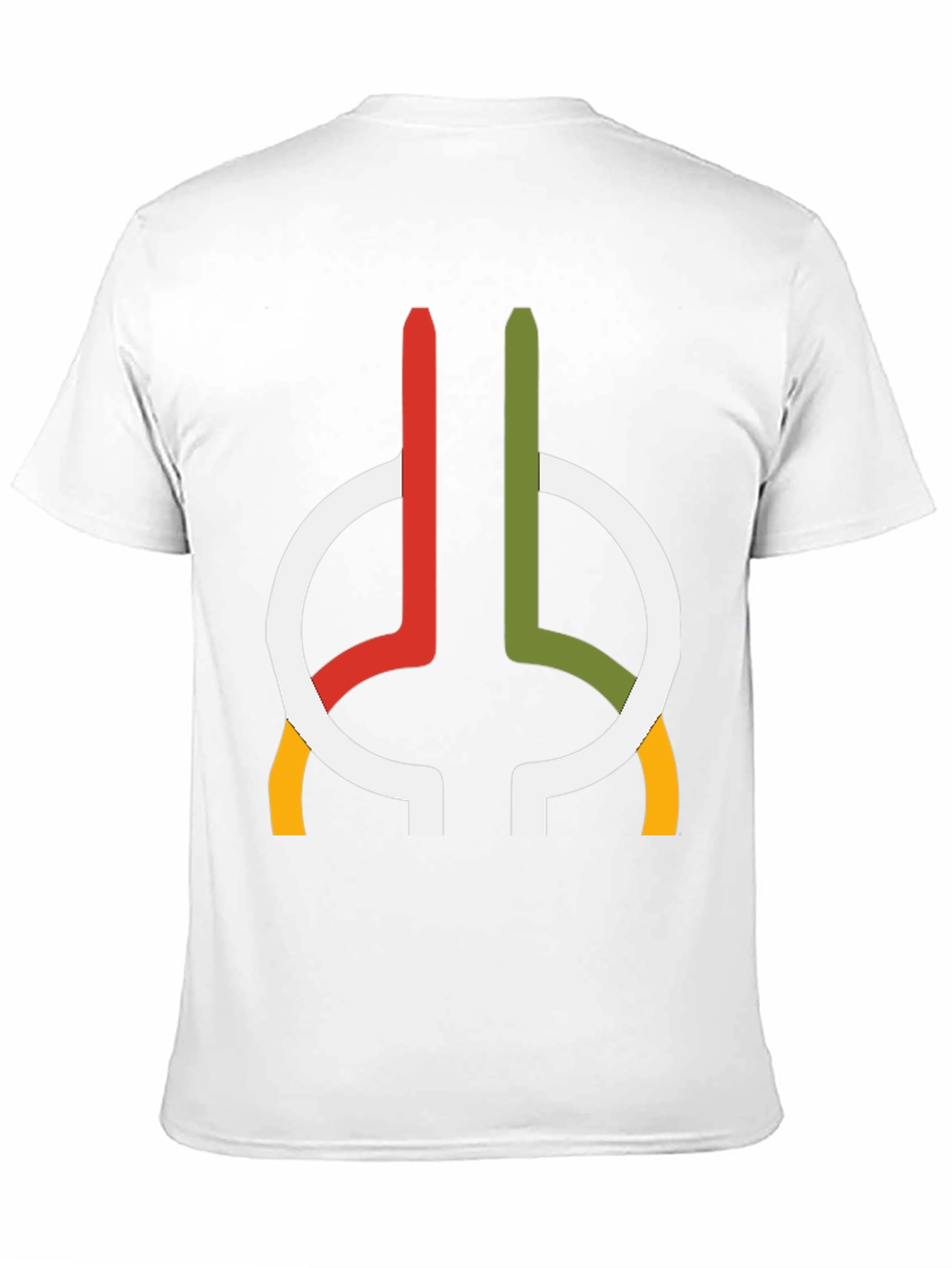 Black Abstract Graphic Print Black T-Shirt view 11