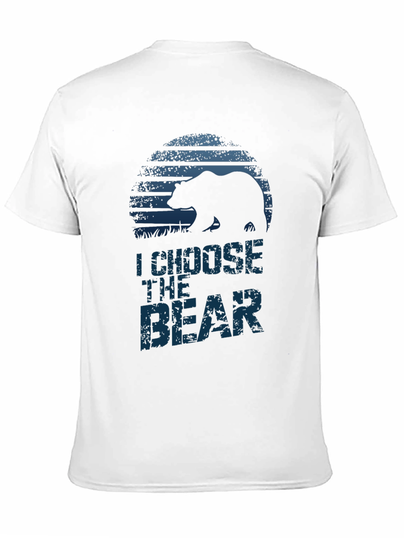 Black I Choose The Bear Graphic T-Shirt view 11