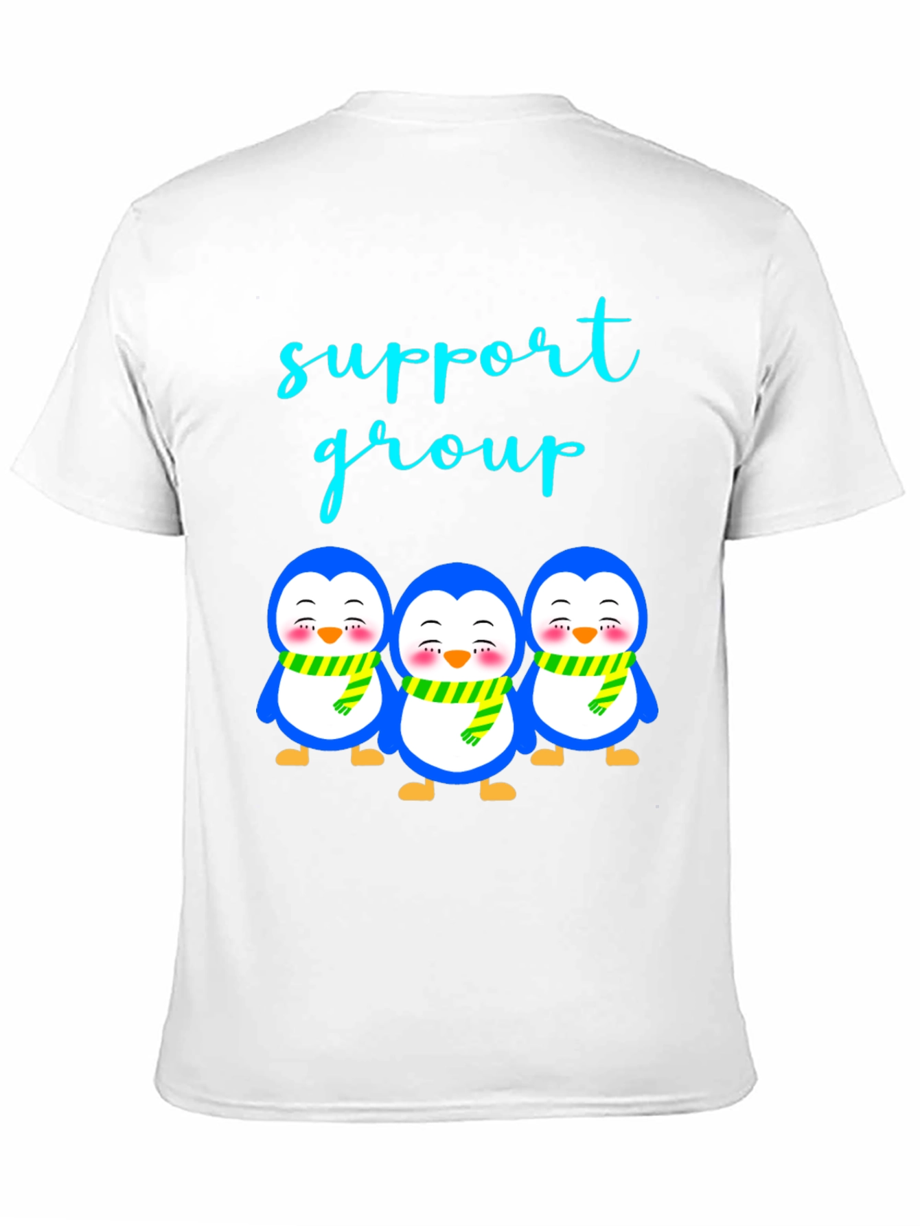 Black Penguin Support Group T-Shirt view 11