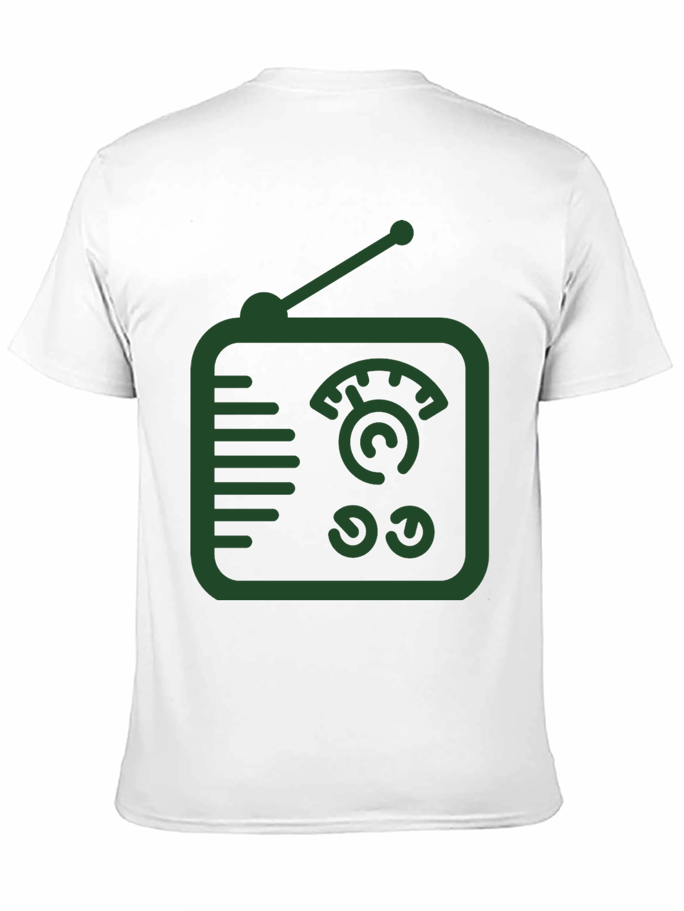 Black Retro Radio Graphic Tee - Cool Vintage Style view 11