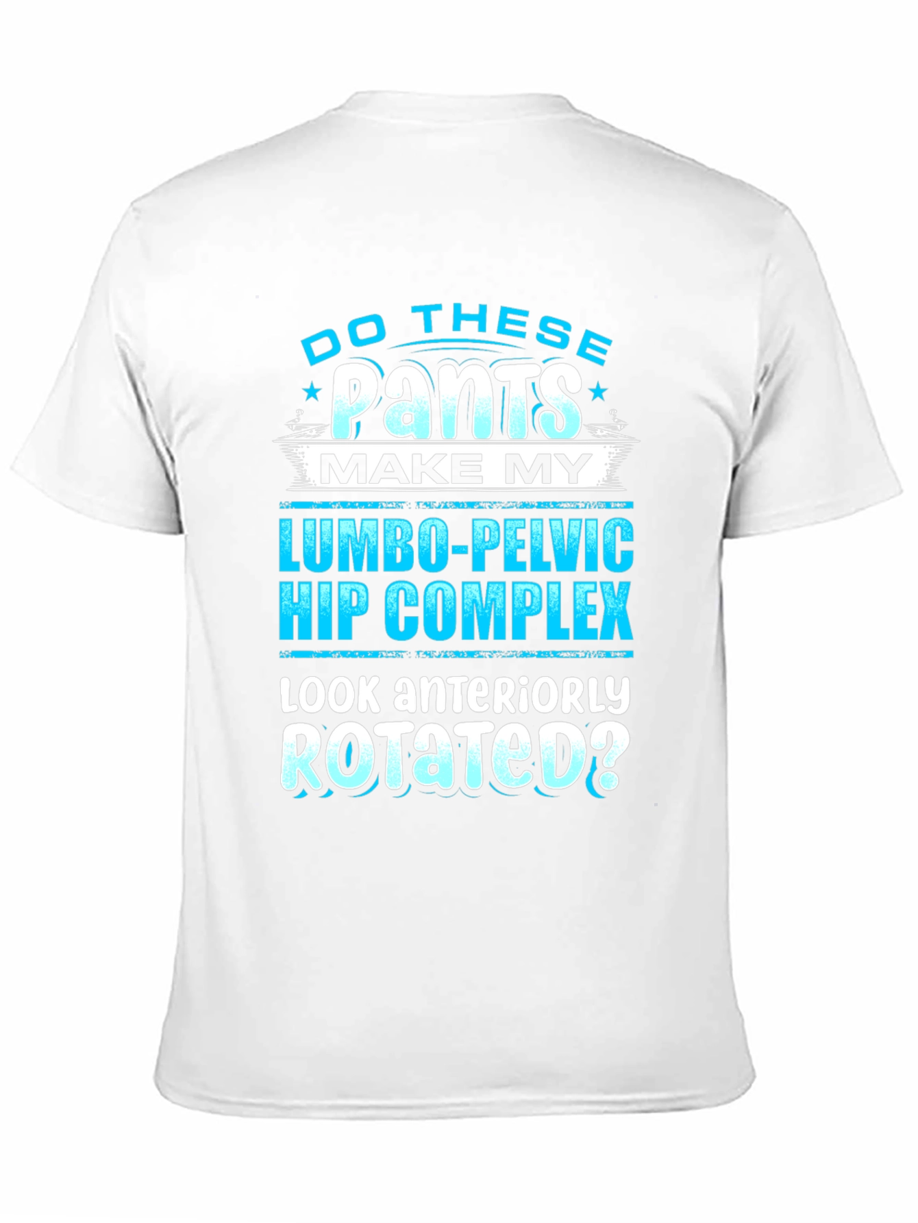 Black Funny Lumbo-Pelvic Hip Complex T-Shirt view 11