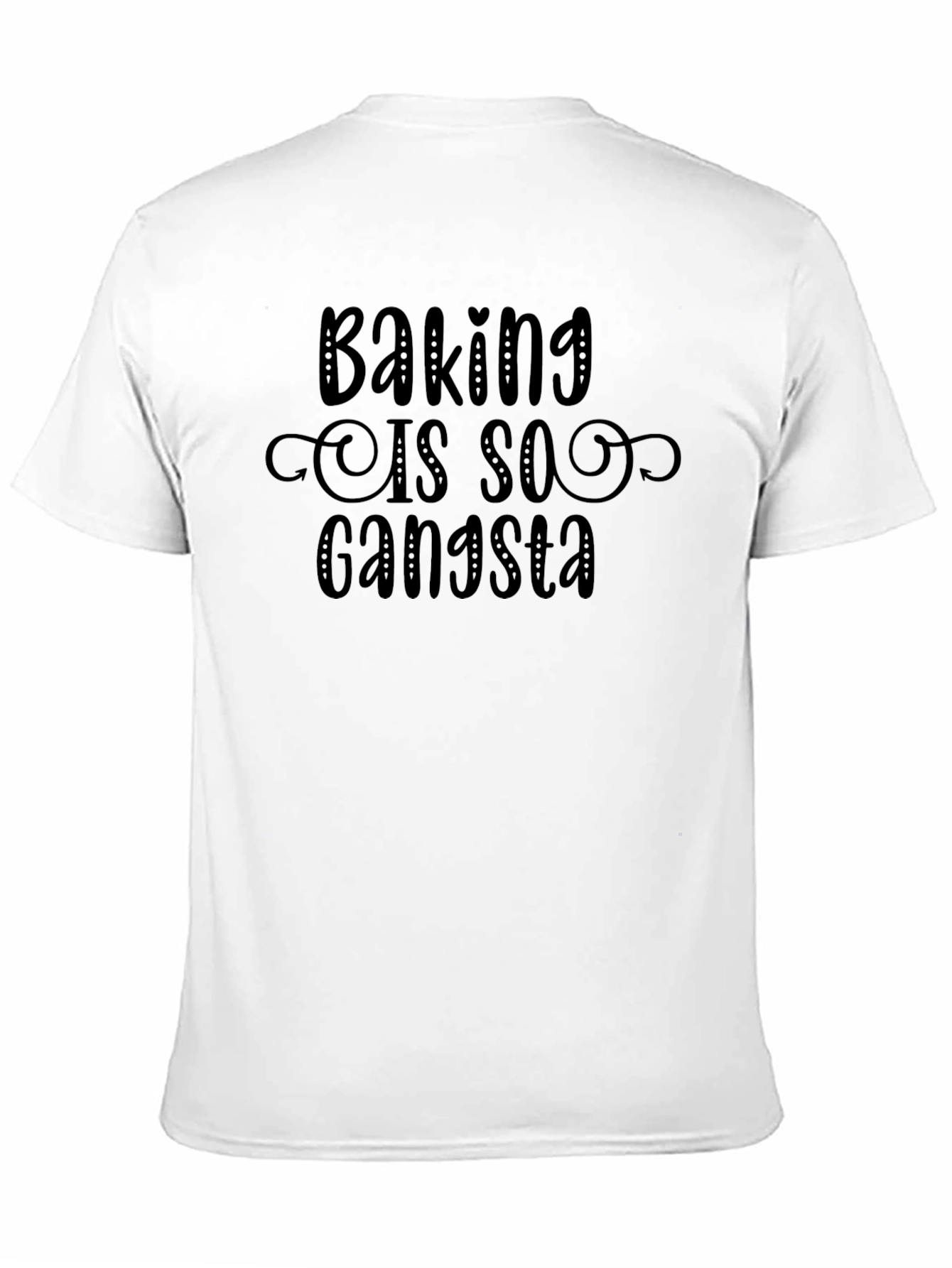Black Baking is So Gangsta Graphic Tee view 11