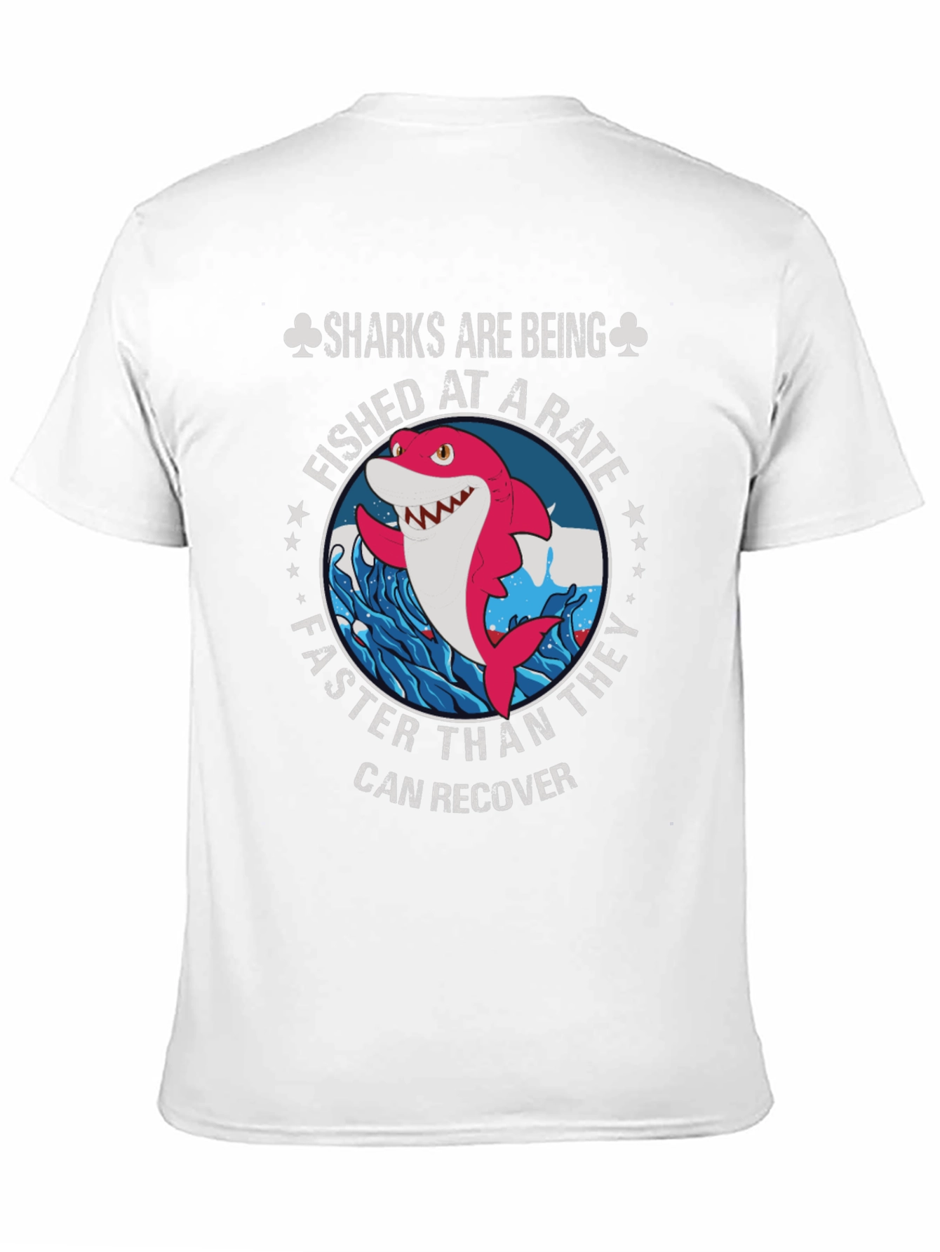 Shark Conservation T-Shirt - Sharks Are Being Fished At A Rate - 11