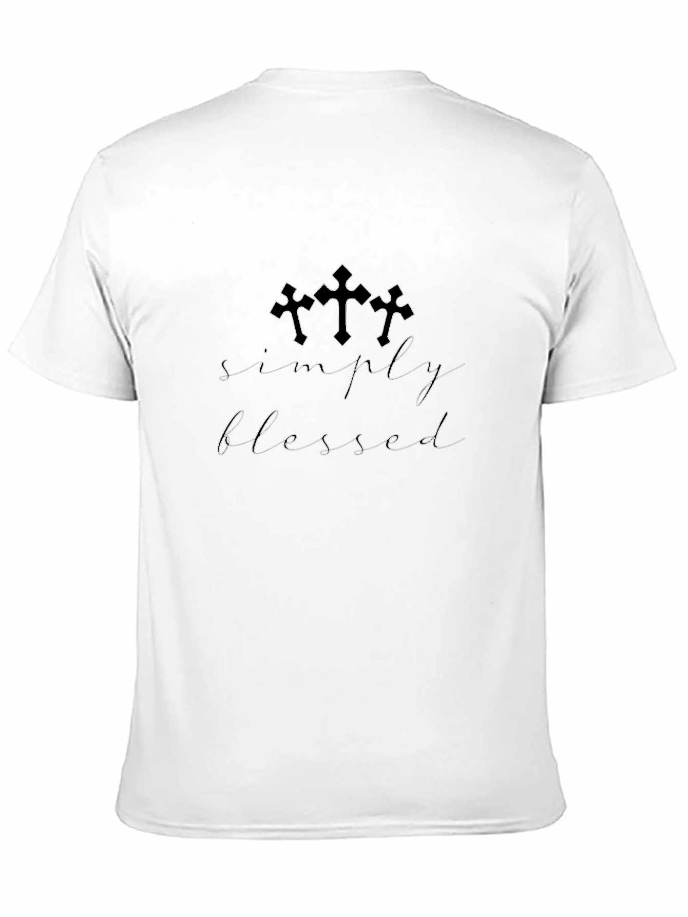 Black Simply Blessed Graphic T-Shirt - Black view 11