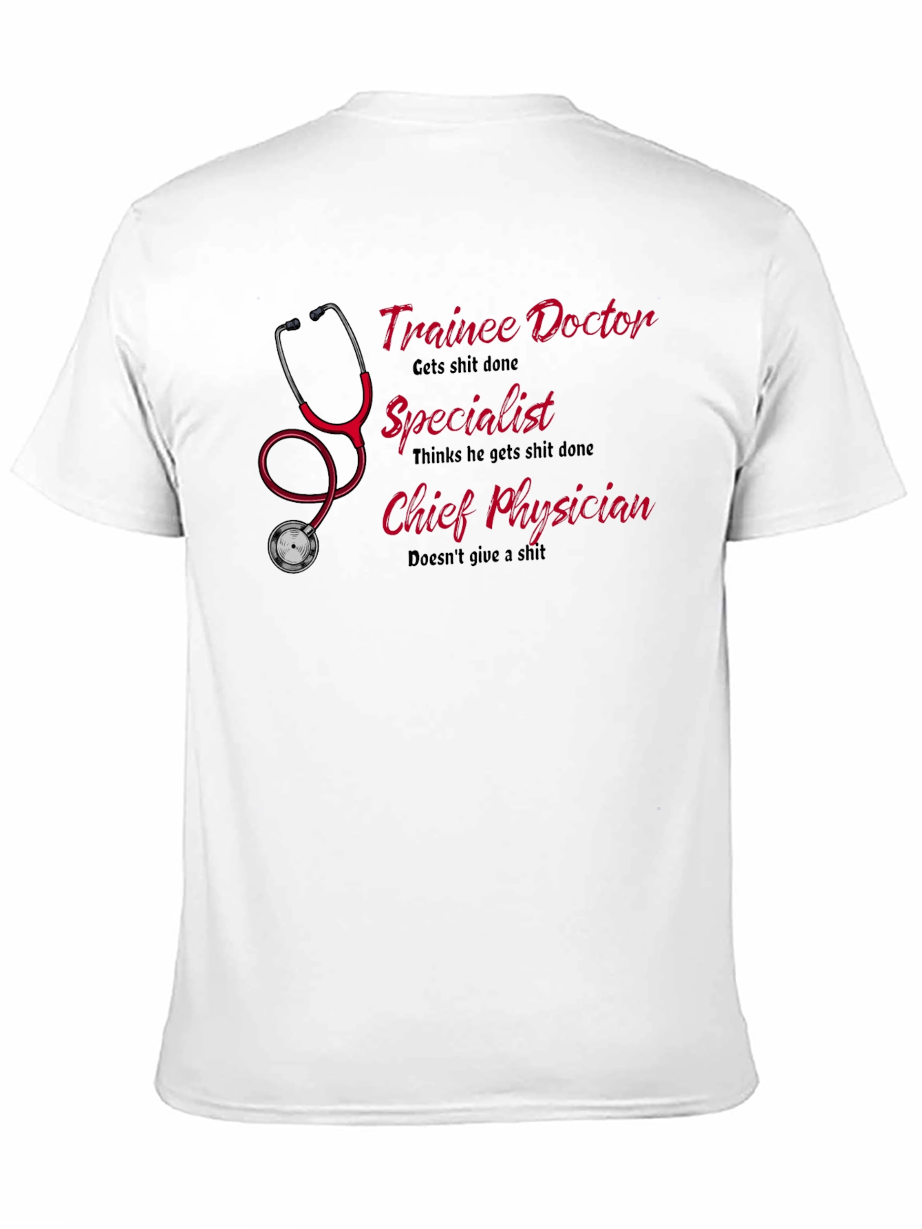 Black Funny Doctor T-Shirt - Physician Gift view 11